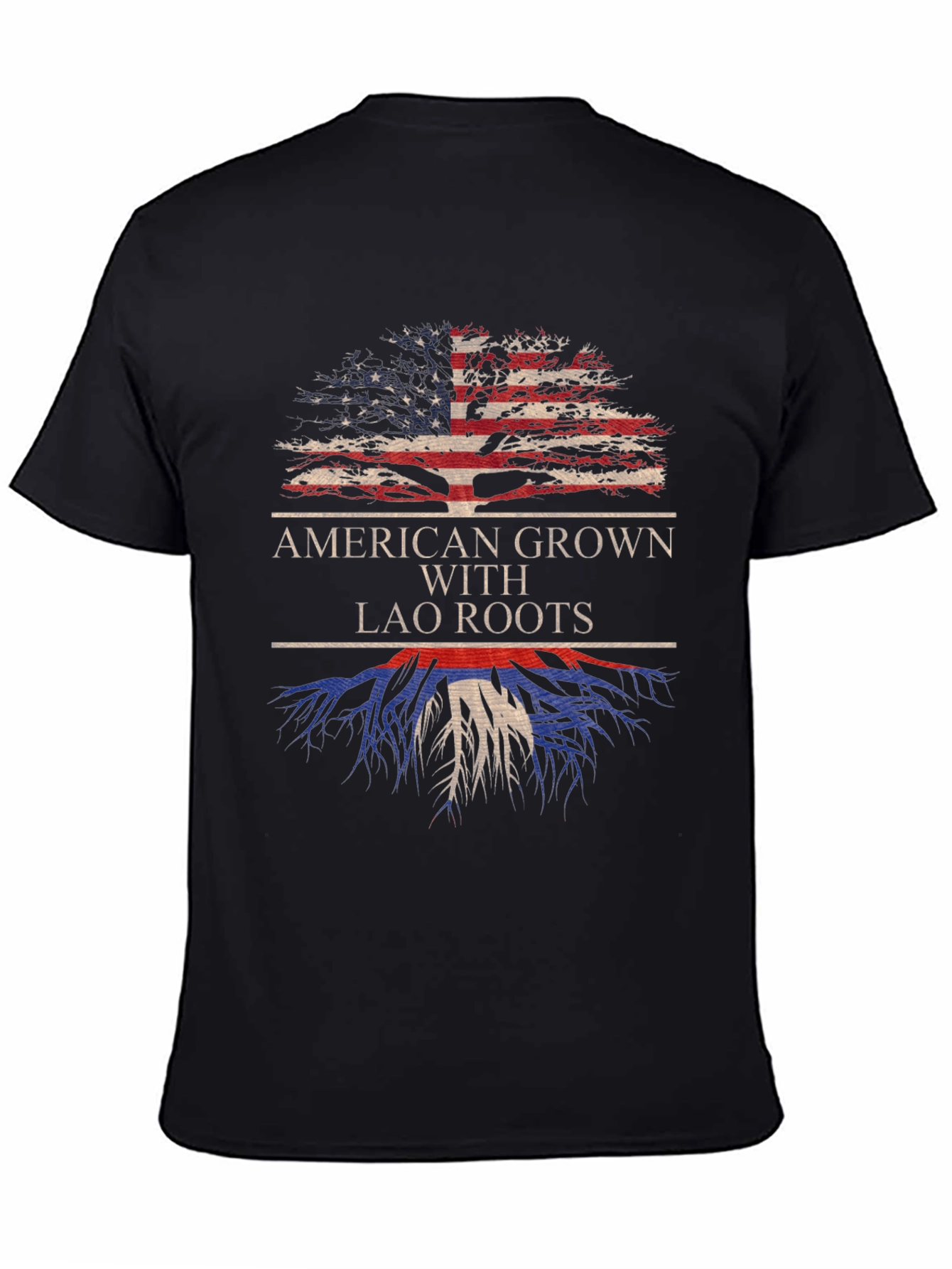 American Grown with Lao Roots T-Shirt