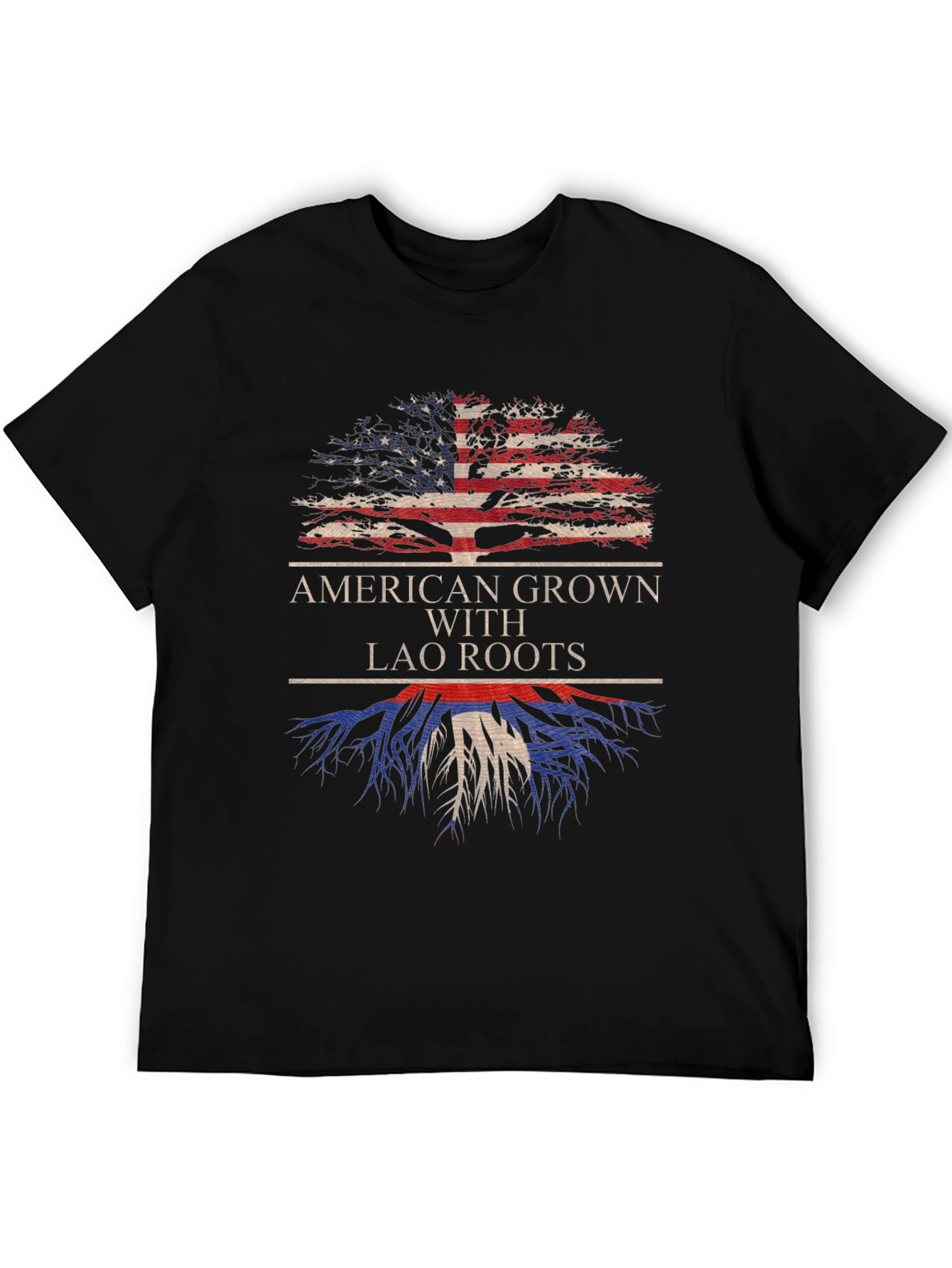 American Grown with Lao Roots T-Shirt