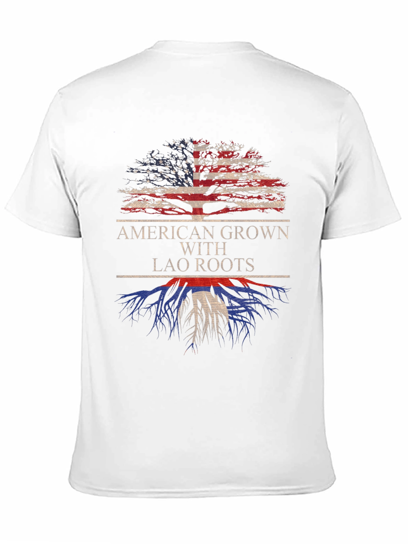 American Grown with Lao Roots T-Shirt