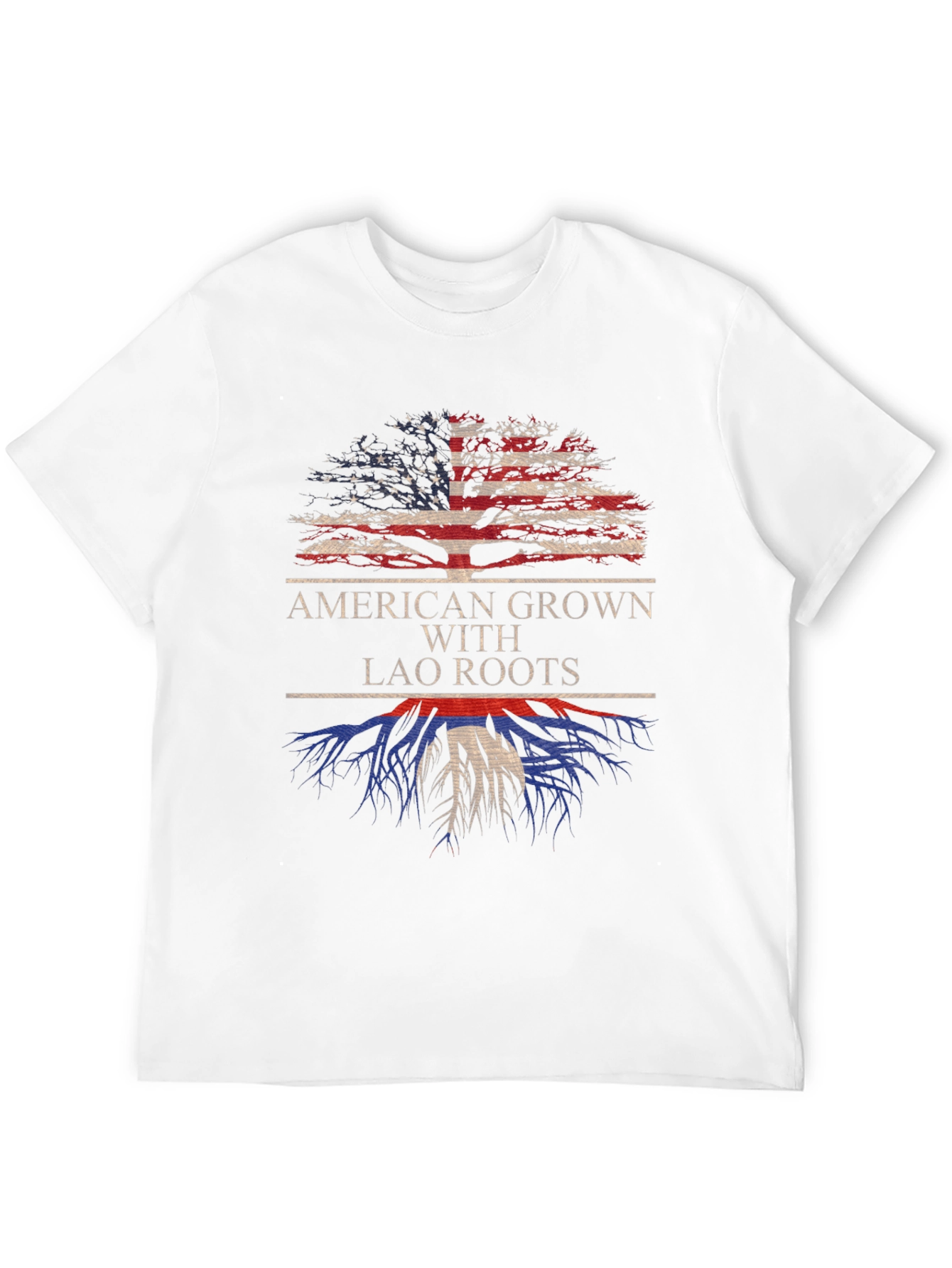 American Grown with Lao Roots T-Shirt