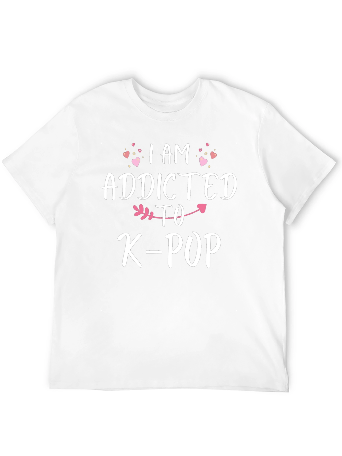 Addicted to K-Pop Black T-Shirt