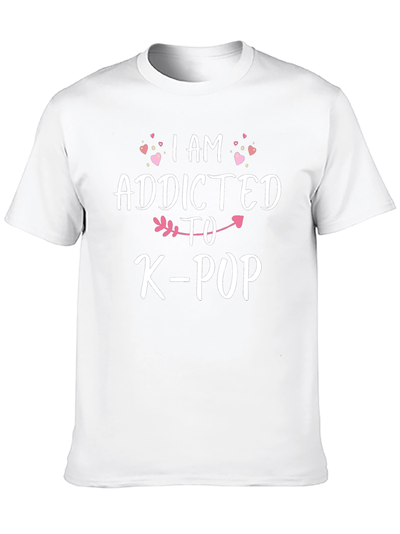 Addicted to K-Pop Black T-Shirt