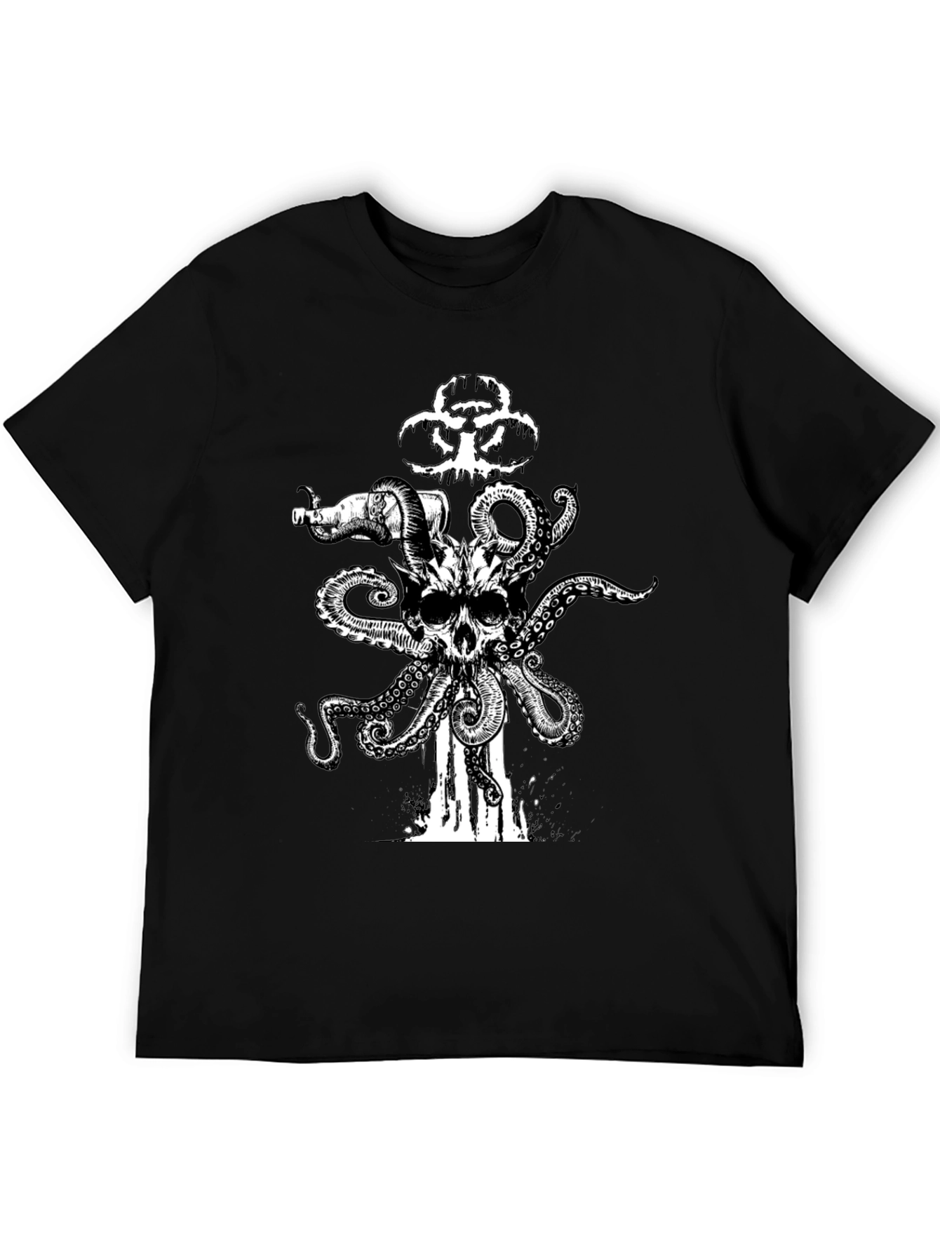Skull Octopus Biohazard T-Shirt