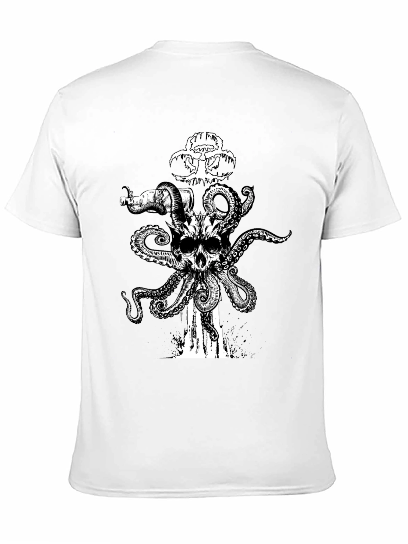 Skull Octopus Biohazard T-Shirt