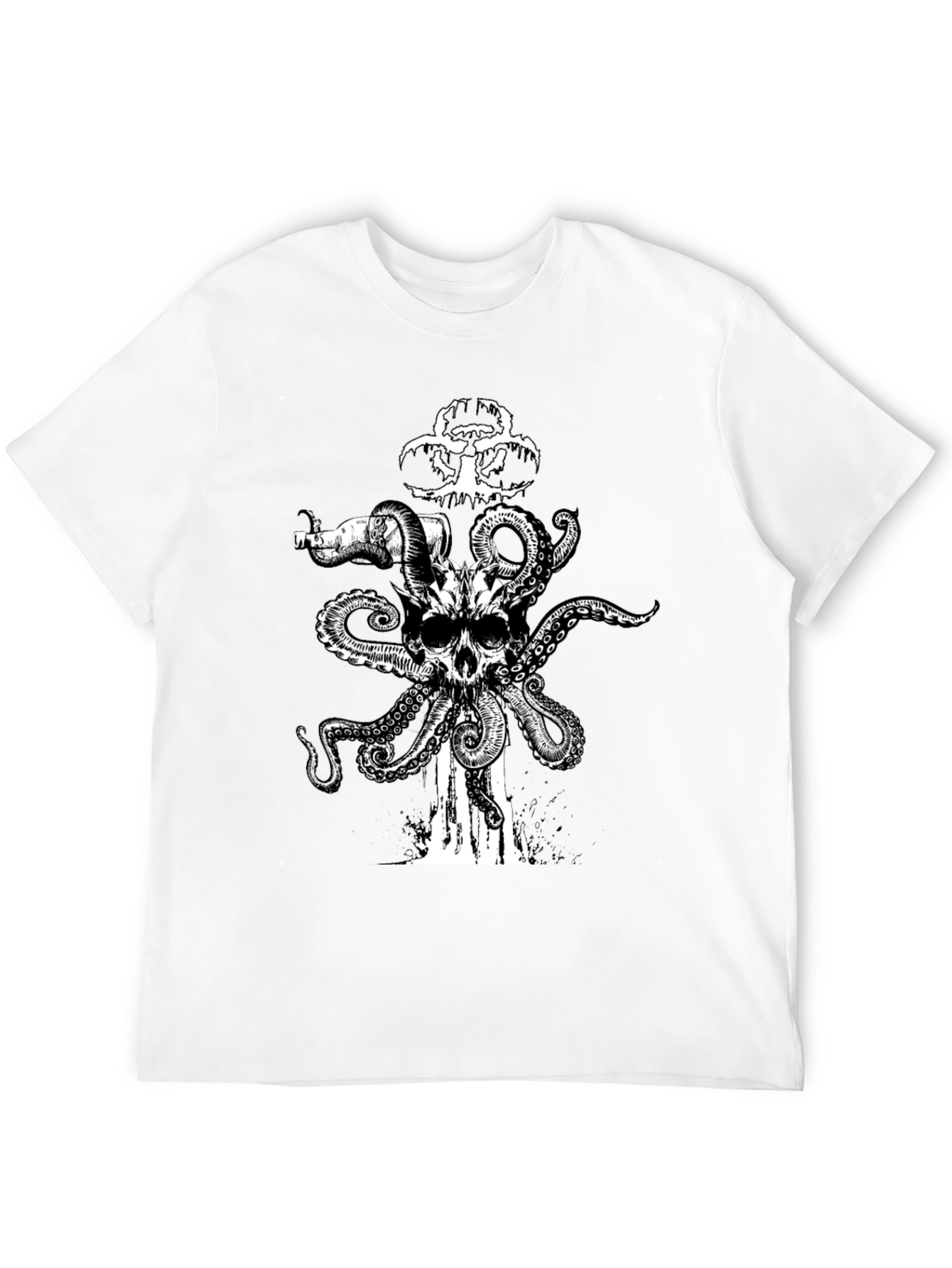 Skull Octopus Biohazard T-Shirt