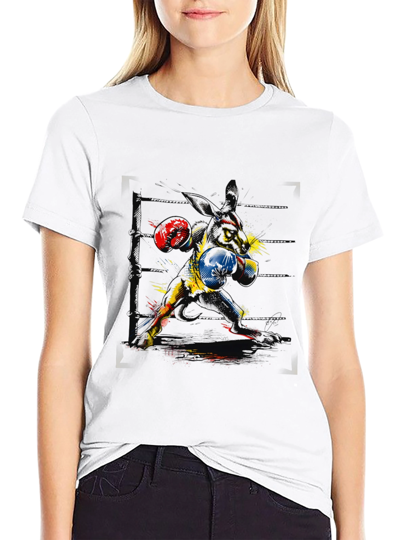Boxing Rabbit Graphic Tee
