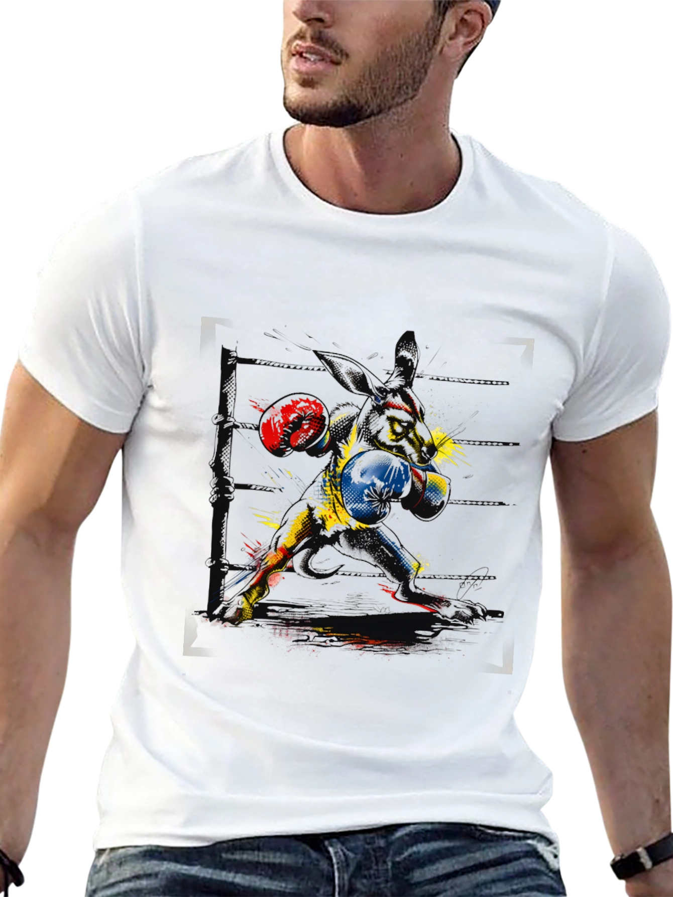 Boxing Rabbit Graphic Tee