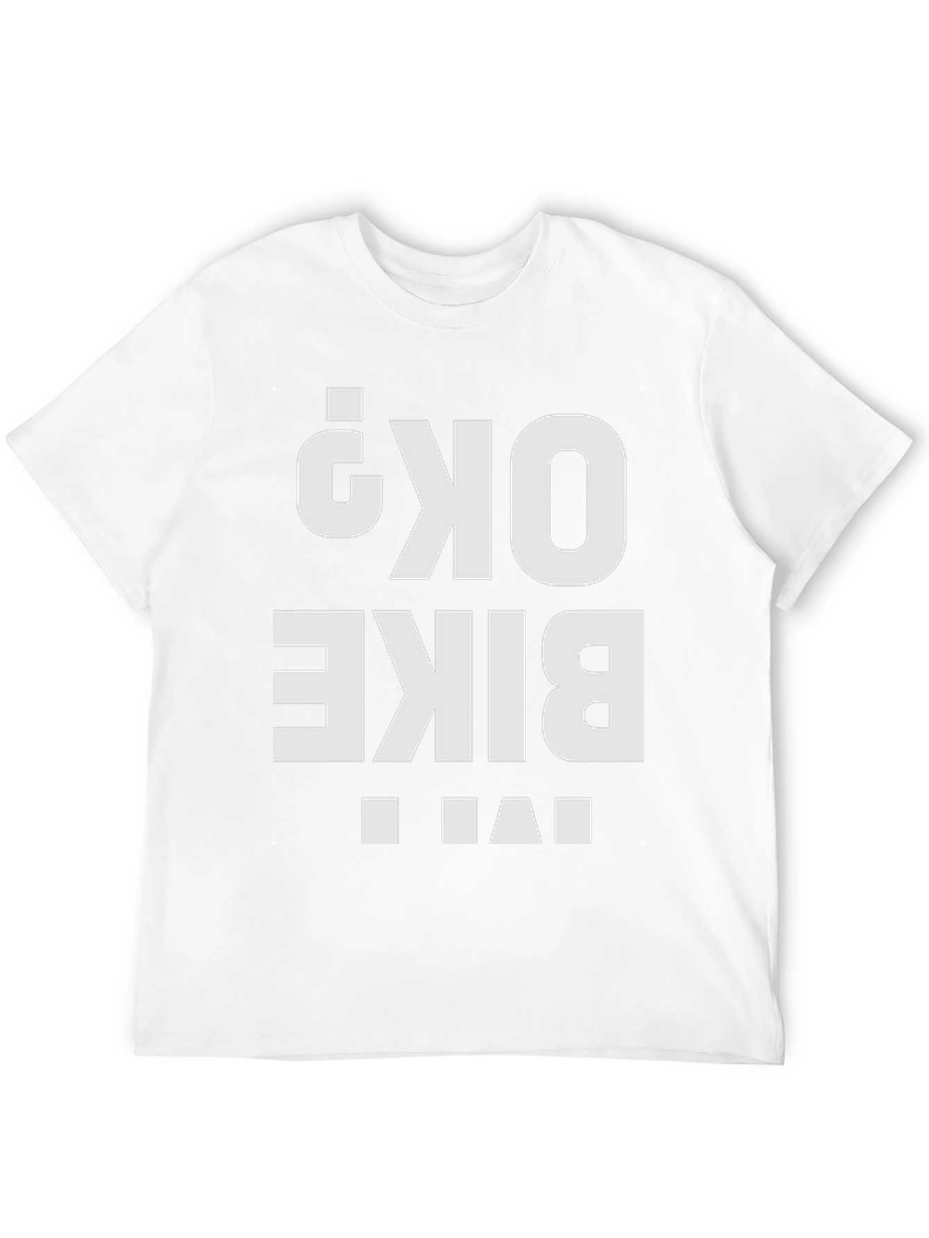 Bike OK? Graphic Tee - Black Cotton T-Shirt