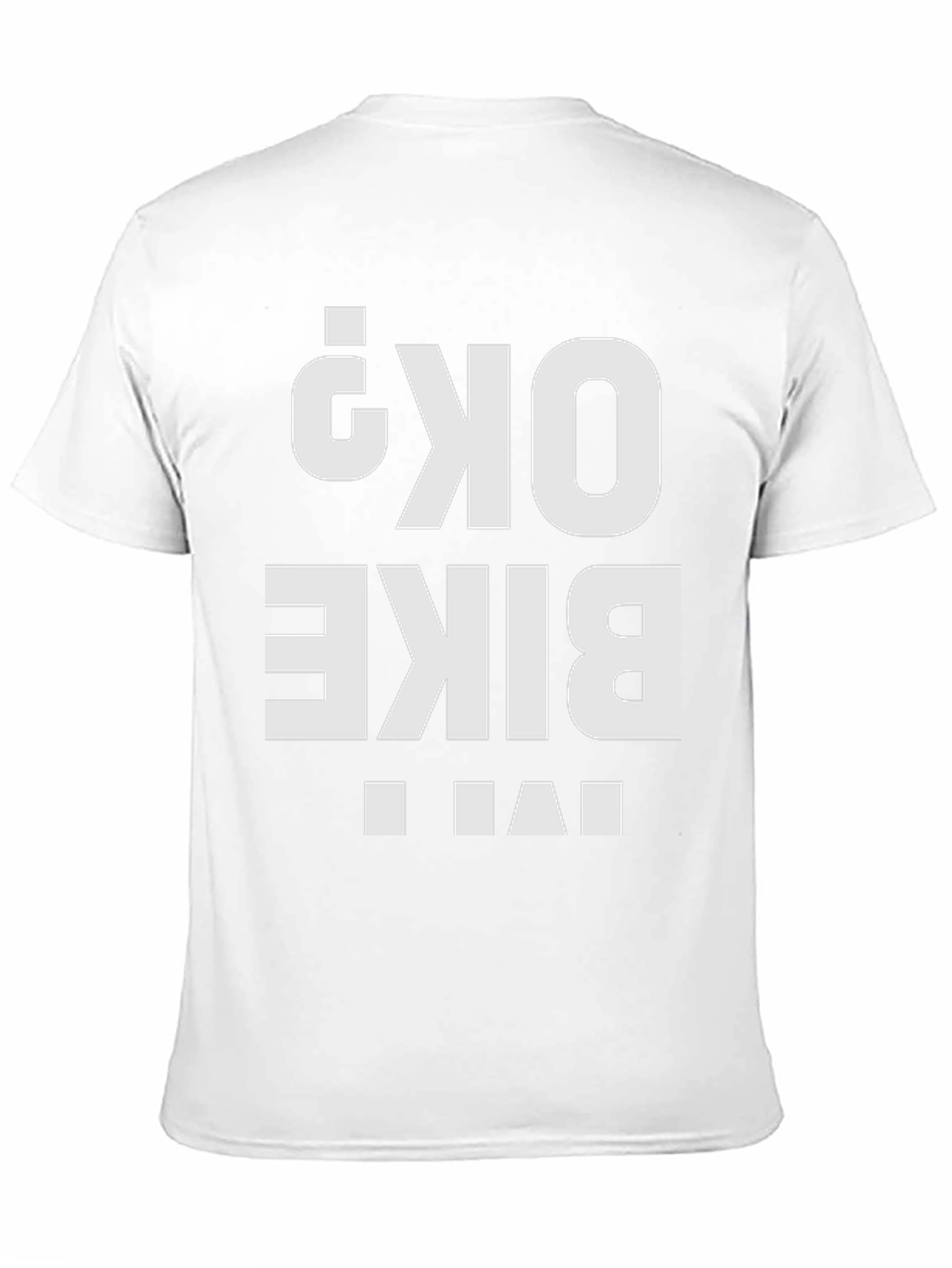 Bike OK? Graphic Tee - Black Cotton T-Shirt