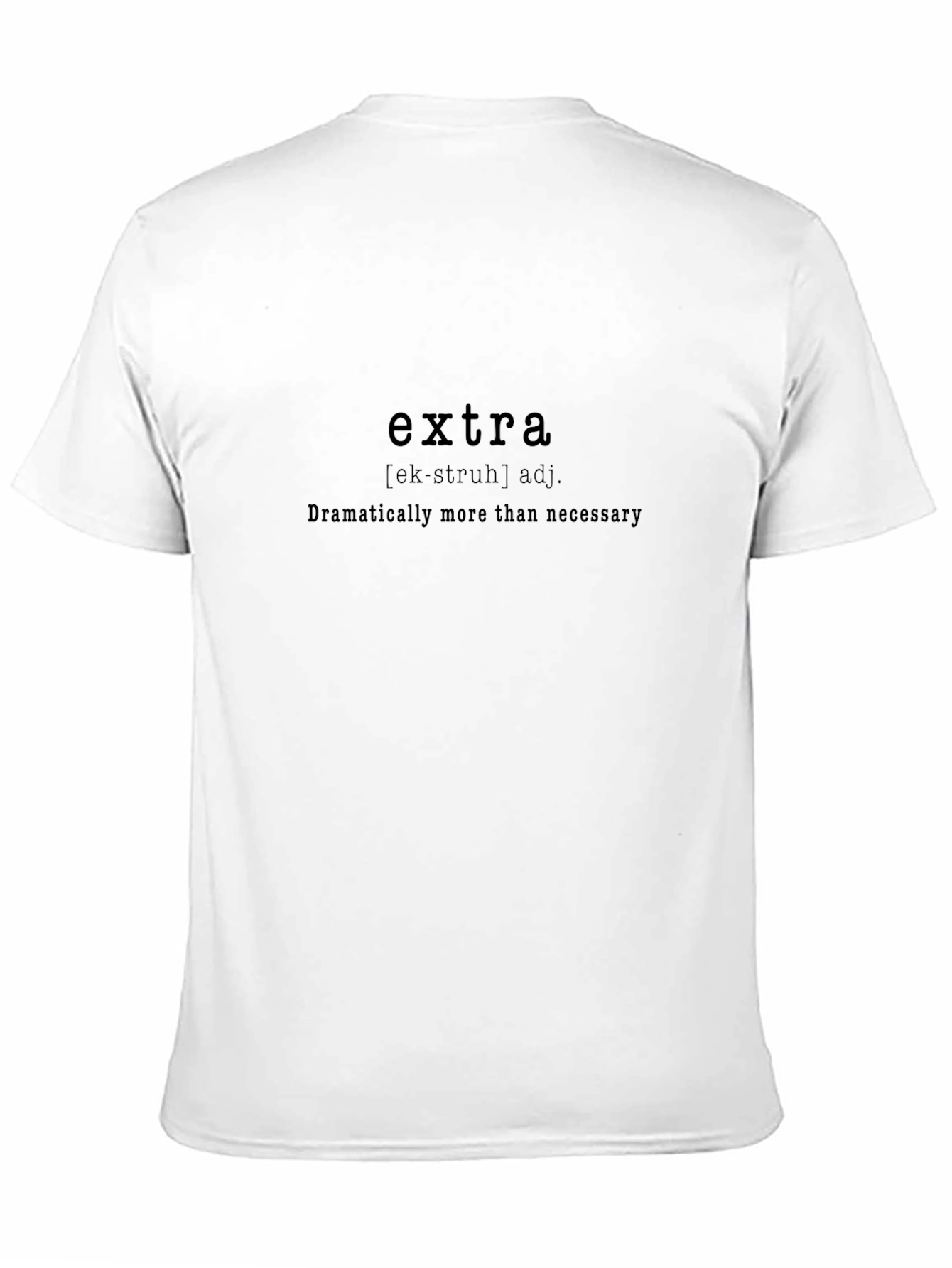 Extra Definition Graphic Tee - Unisex Black T-Shirt