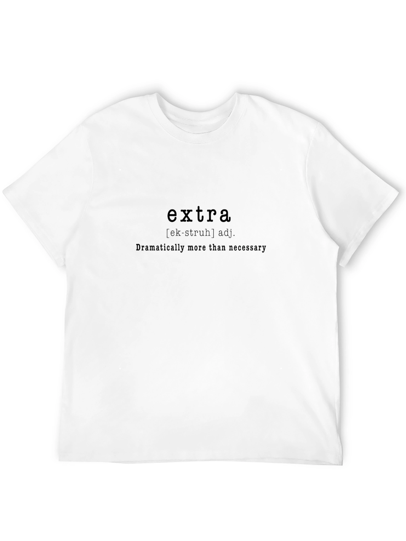 Extra Definition Graphic Tee - Unisex Black T-Shirt