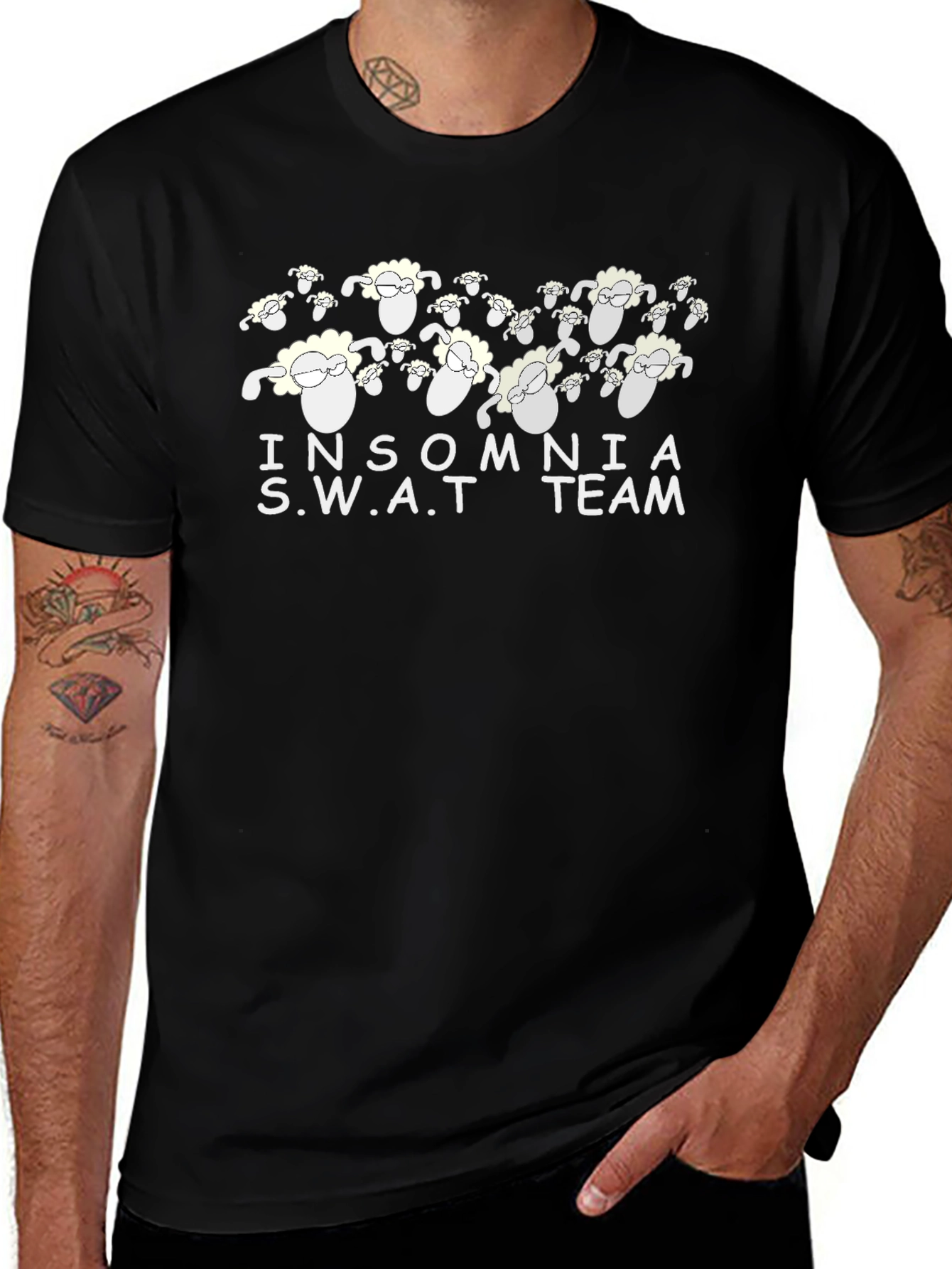 Insomnia S.W.A.T Team Black T-Shirt