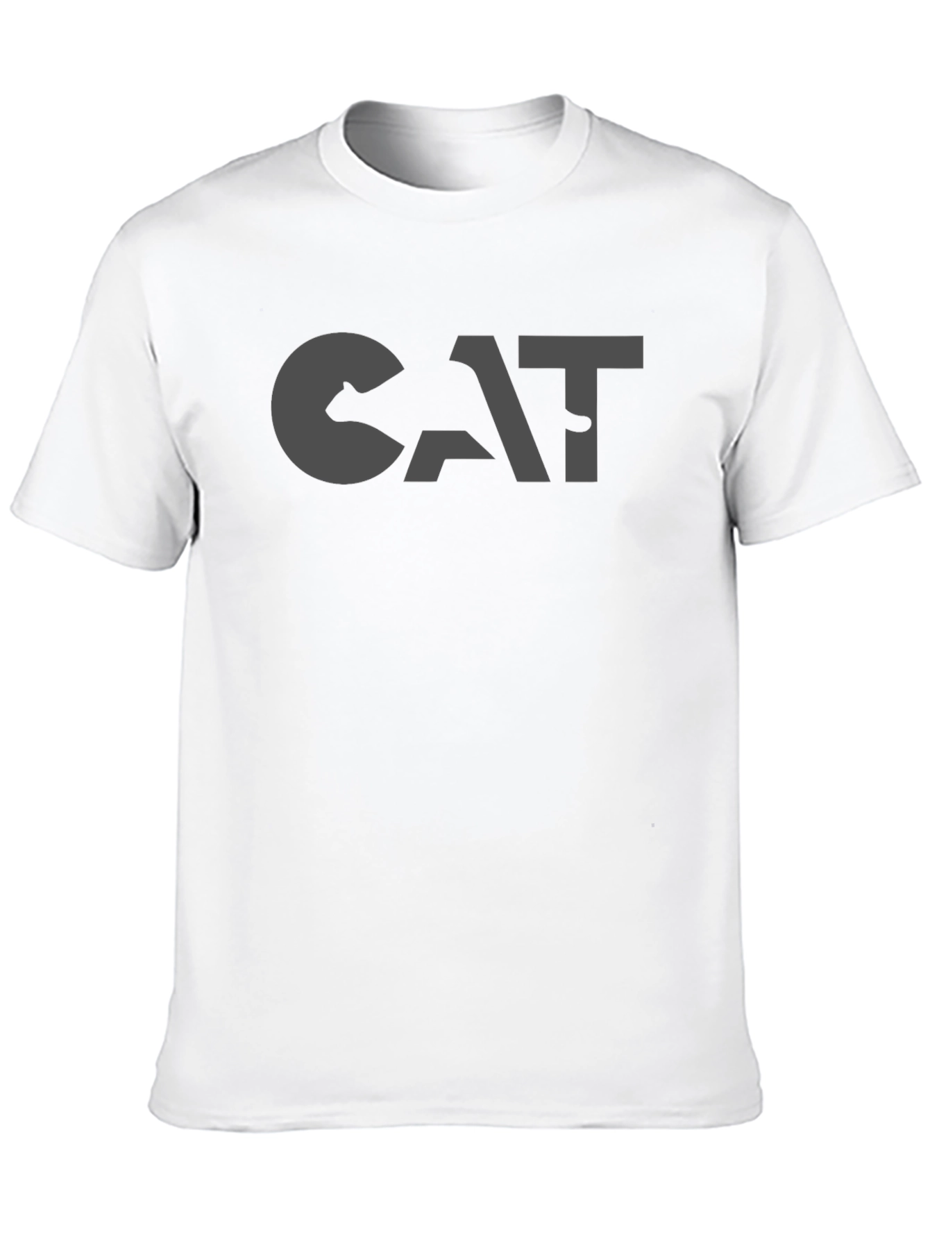 Mens CAT Logo Graphic T-Shirt - Classic Design