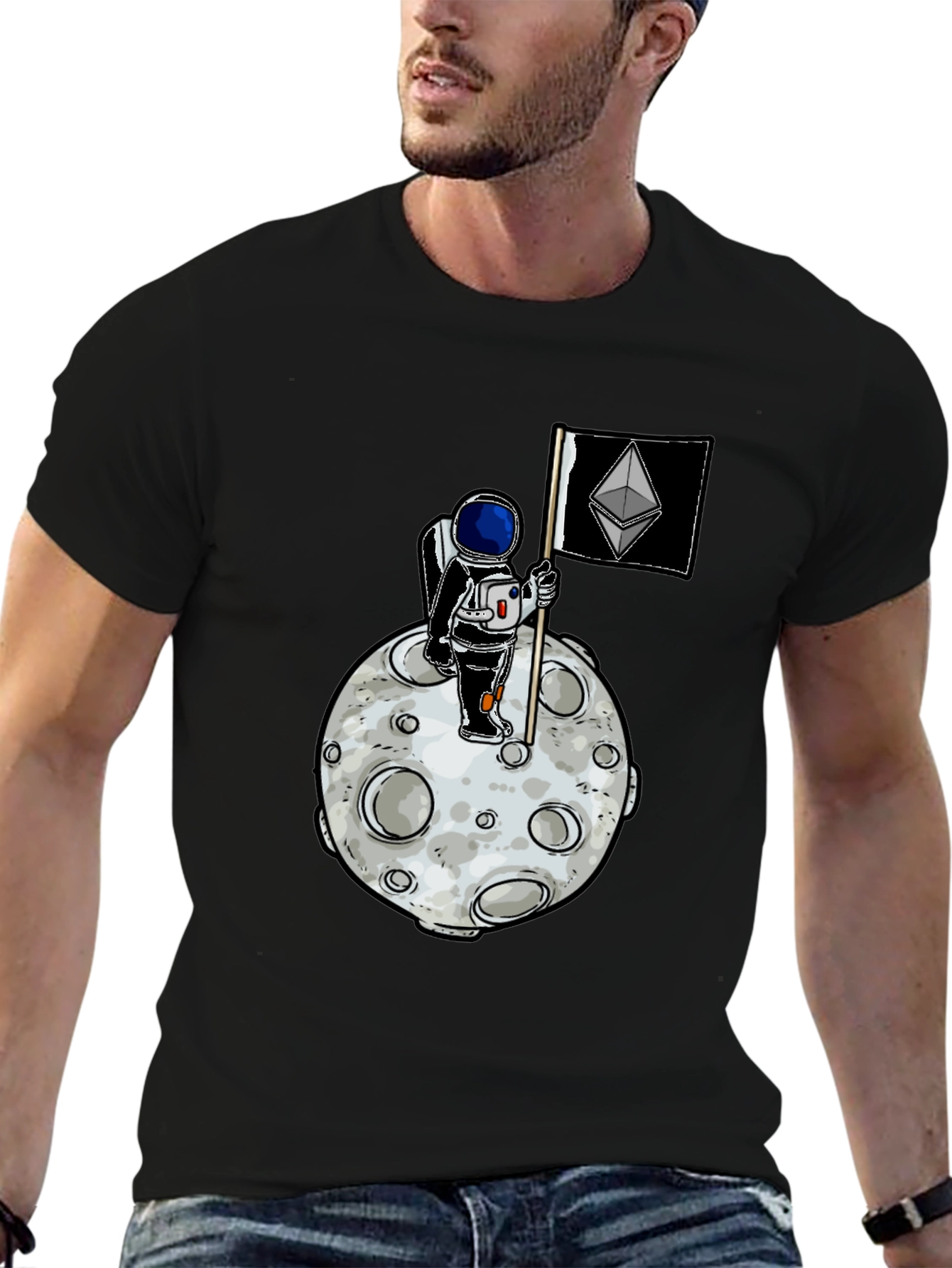 Ethereum Moon Astronaut T-Shirt