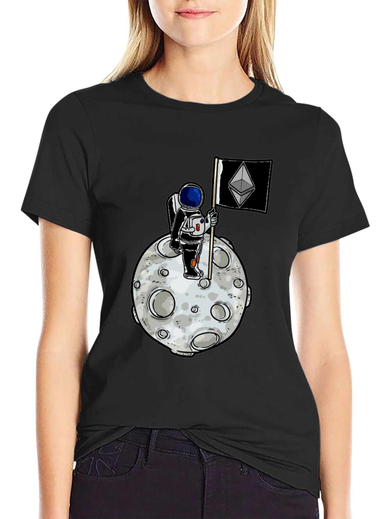 Ethereum Moon Astronaut T-Shirt