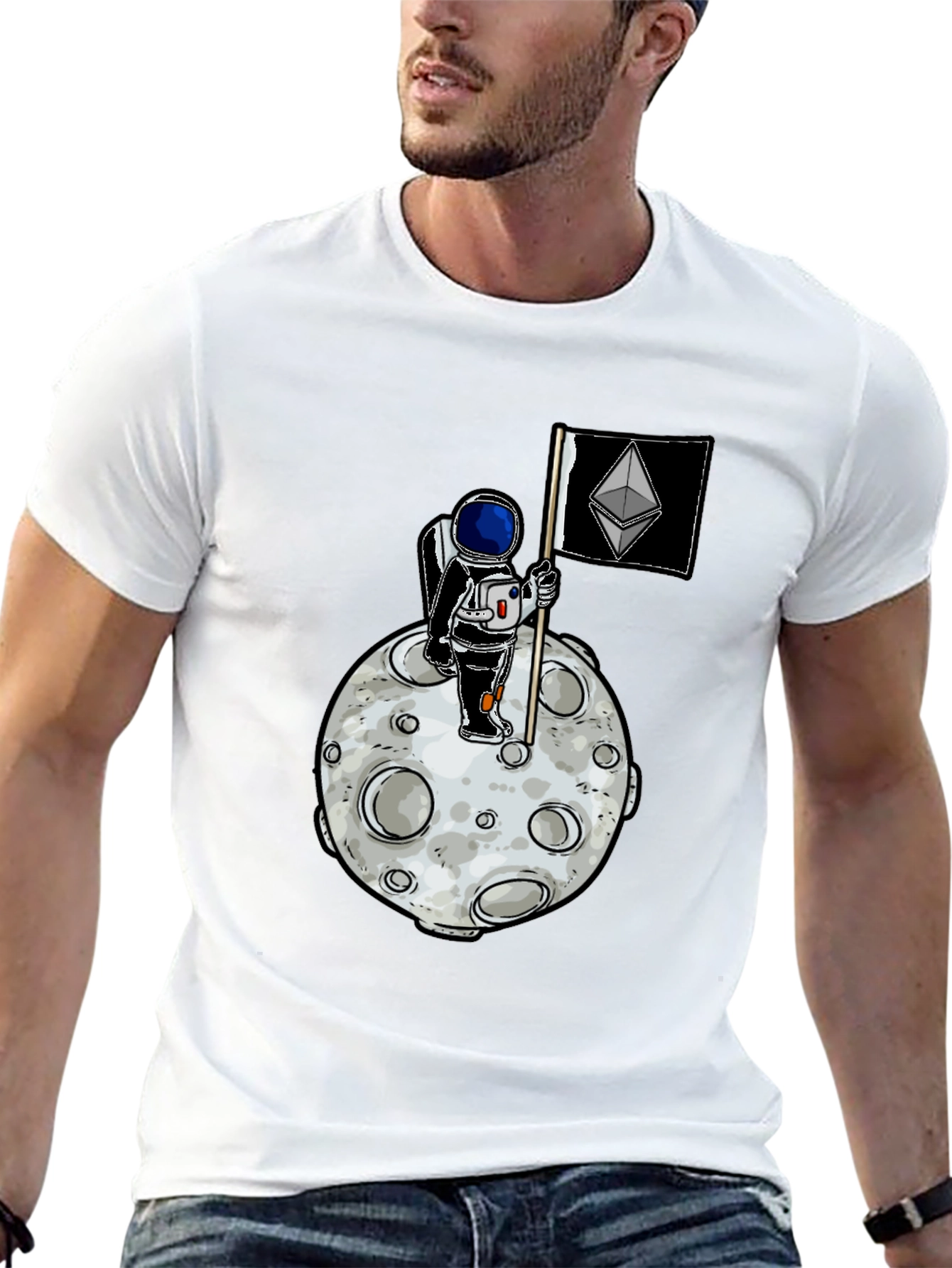 Ethereum Moon Astronaut T-Shirt