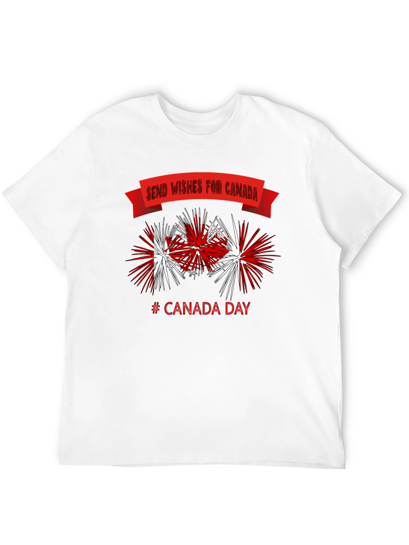 Canada Day T-Shirt - Send Wishes for Canada
