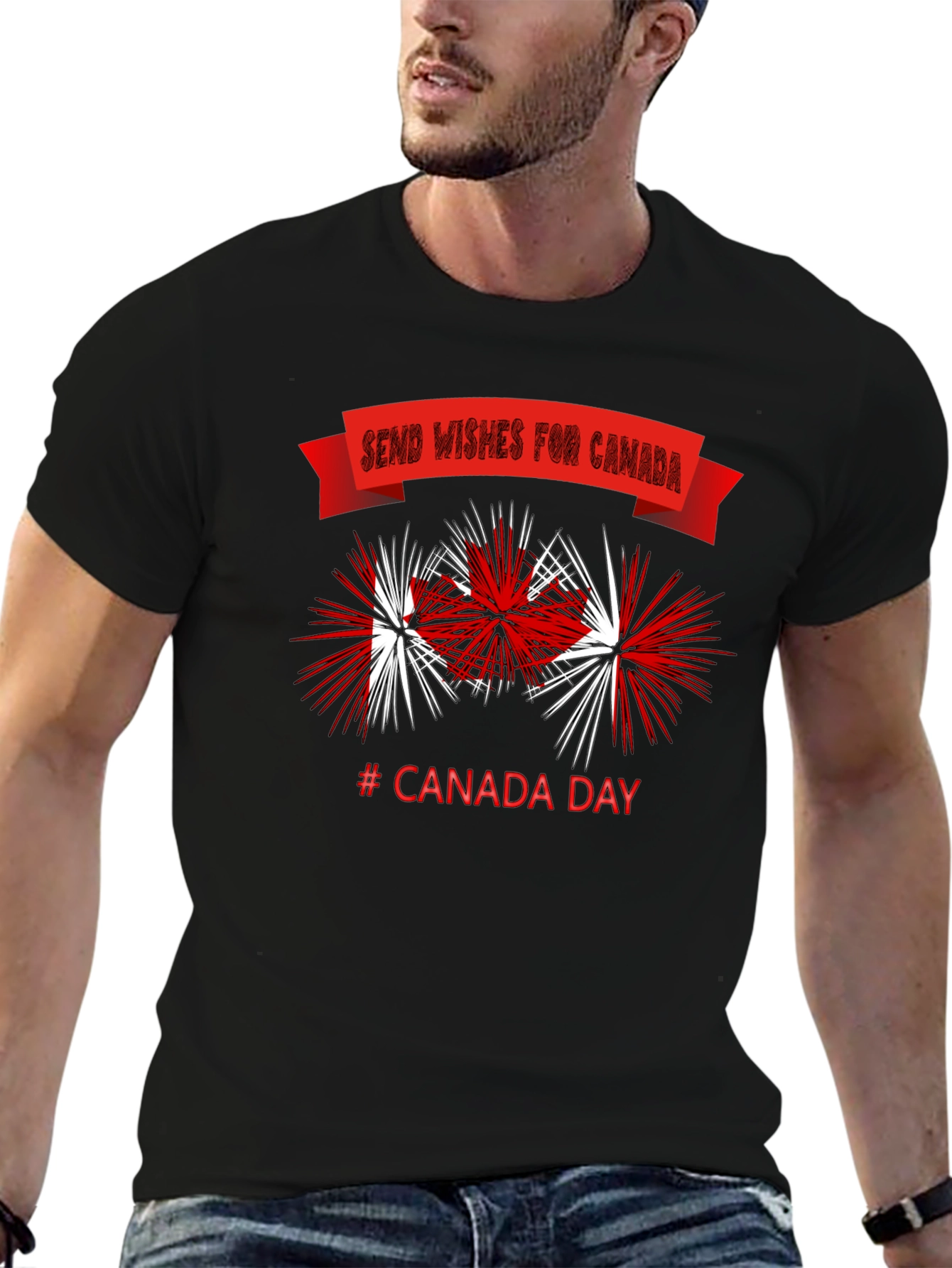 Canada Day T-Shirt - Send Wishes for Canada