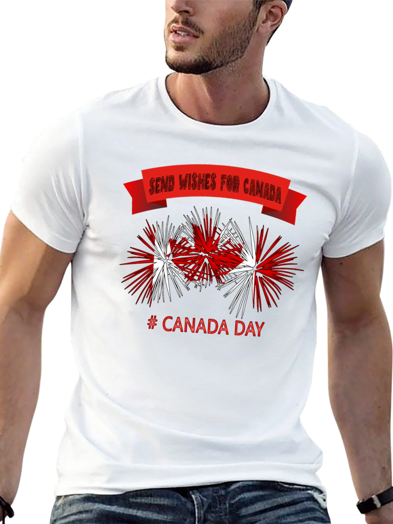 Canada Day T-Shirt - Send Wishes for Canada