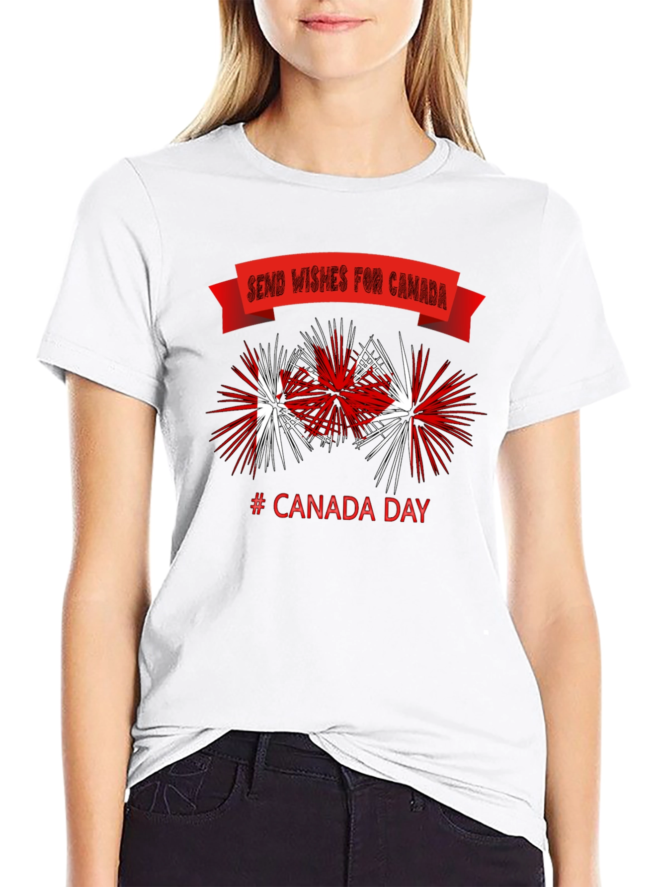 Canada Day T-Shirt - Send Wishes for Canada