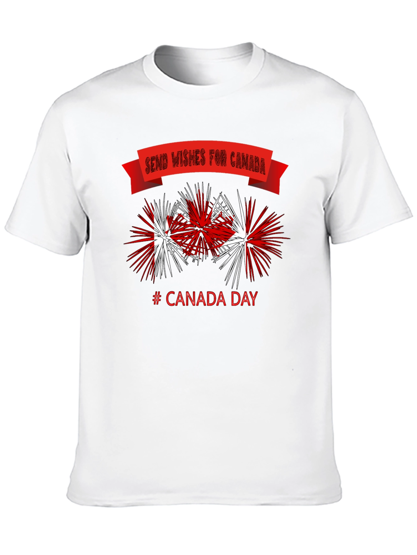 Canada Day T-Shirt - Send Wishes for Canada