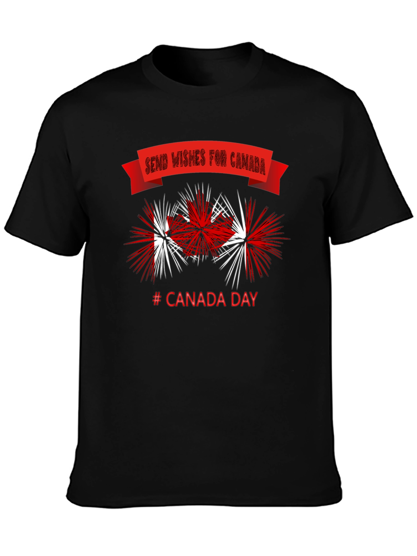 Canada Day T-Shirt - Send Wishes for Canada