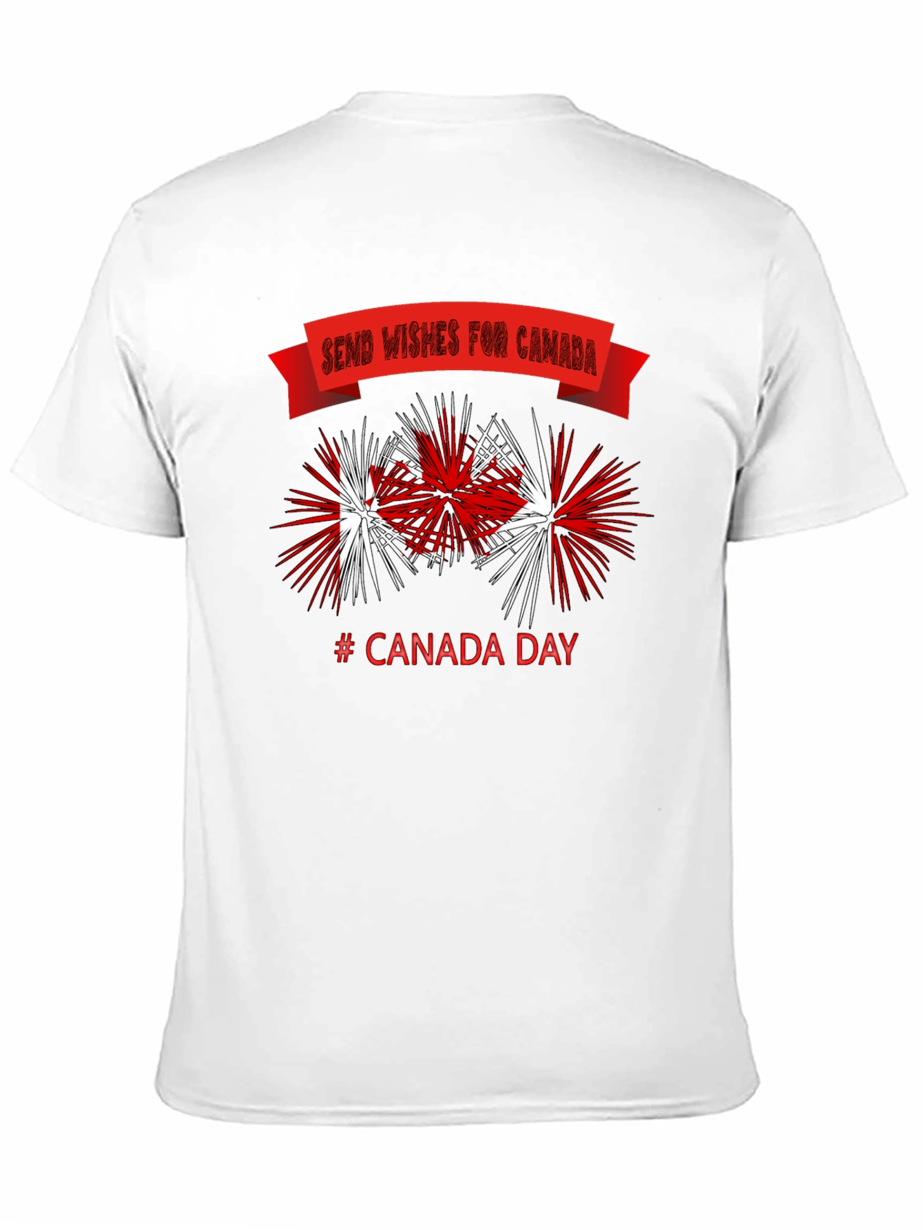 Canada Day T-Shirt - Send Wishes for Canada