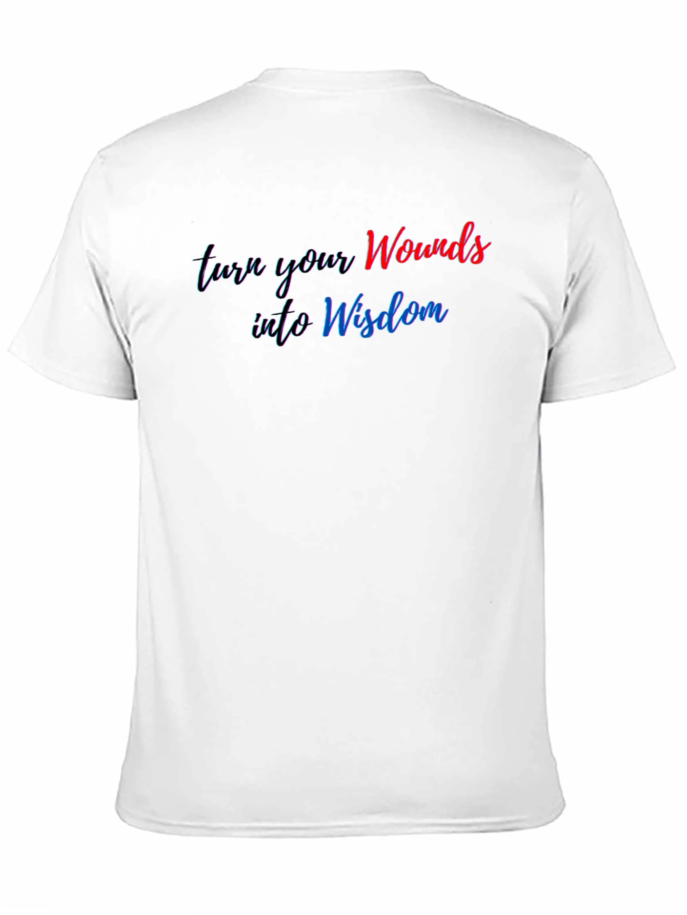 Wounds Into Wisdom Graphic Black T-Shirt
