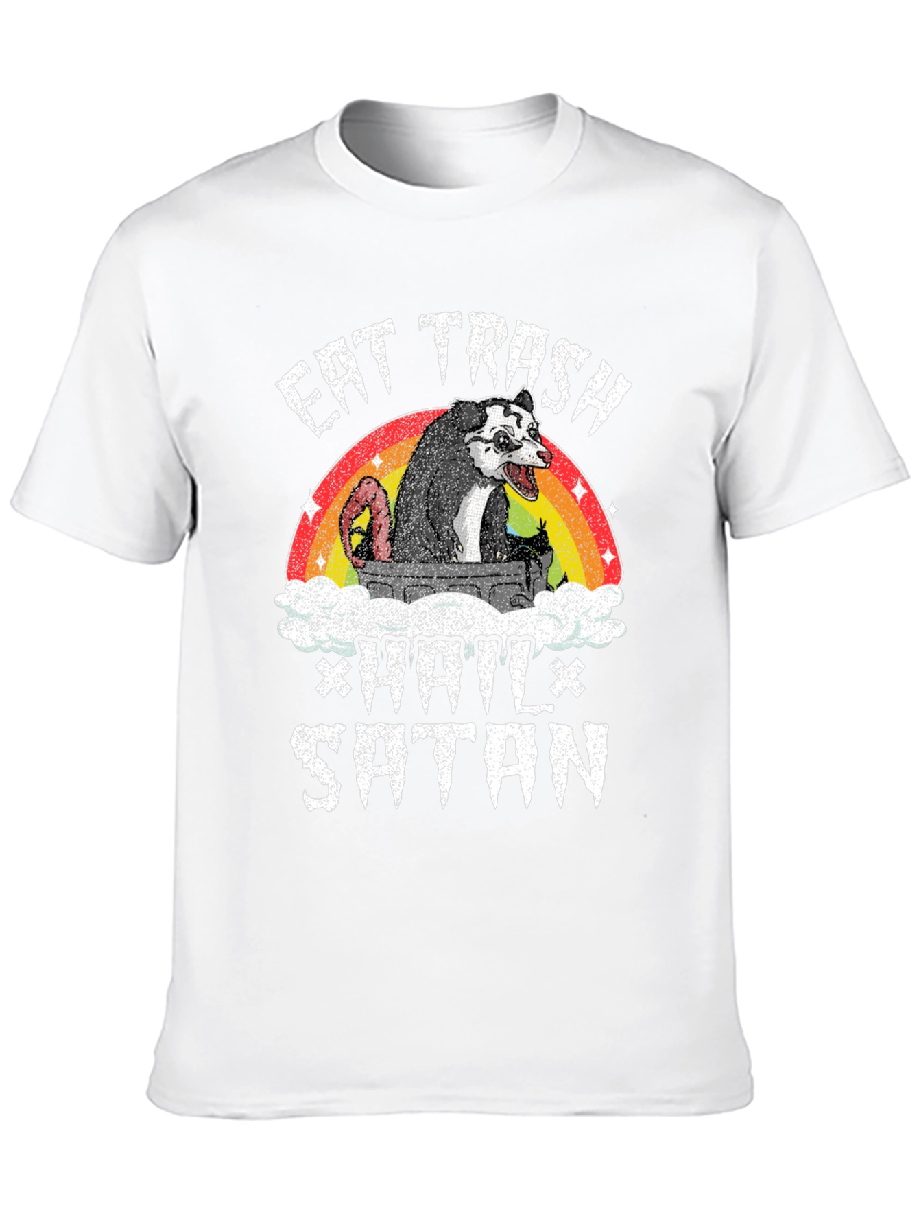Eat Trash Hail Satan Opossum T-Shirt