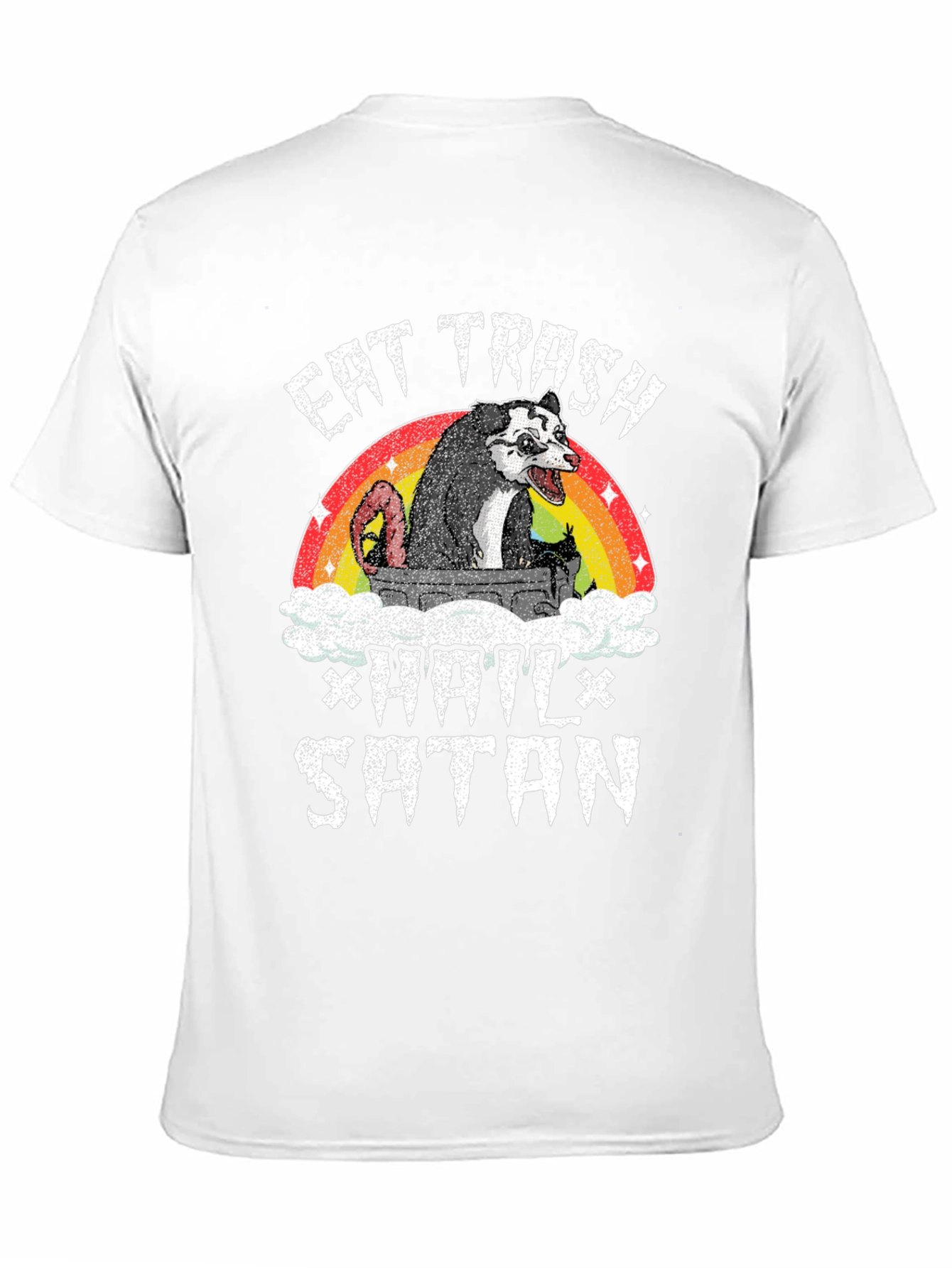 Eat Trash Hail Satan Opossum T-Shirt