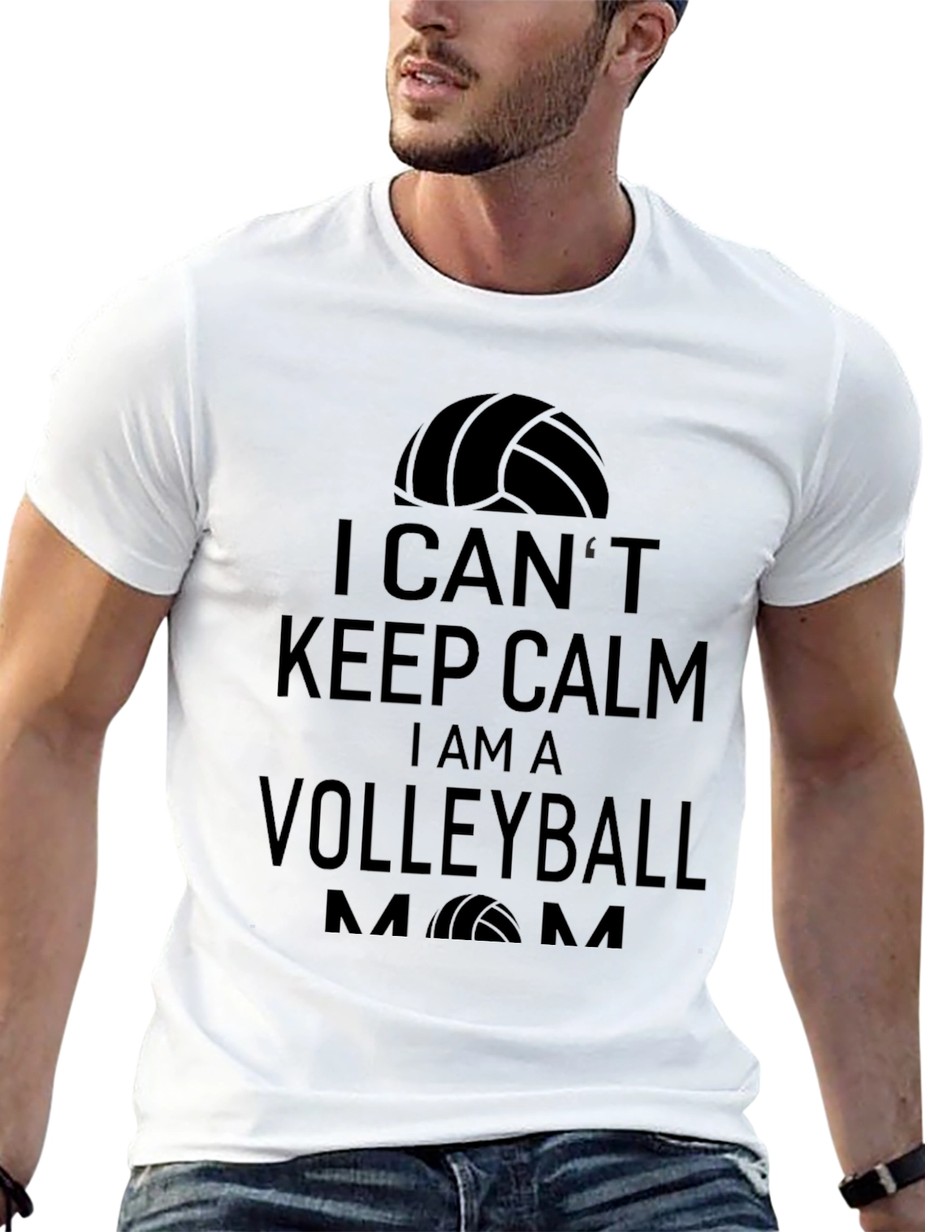 Volleyball Mom T-Shirt - I Cant Keep Calm