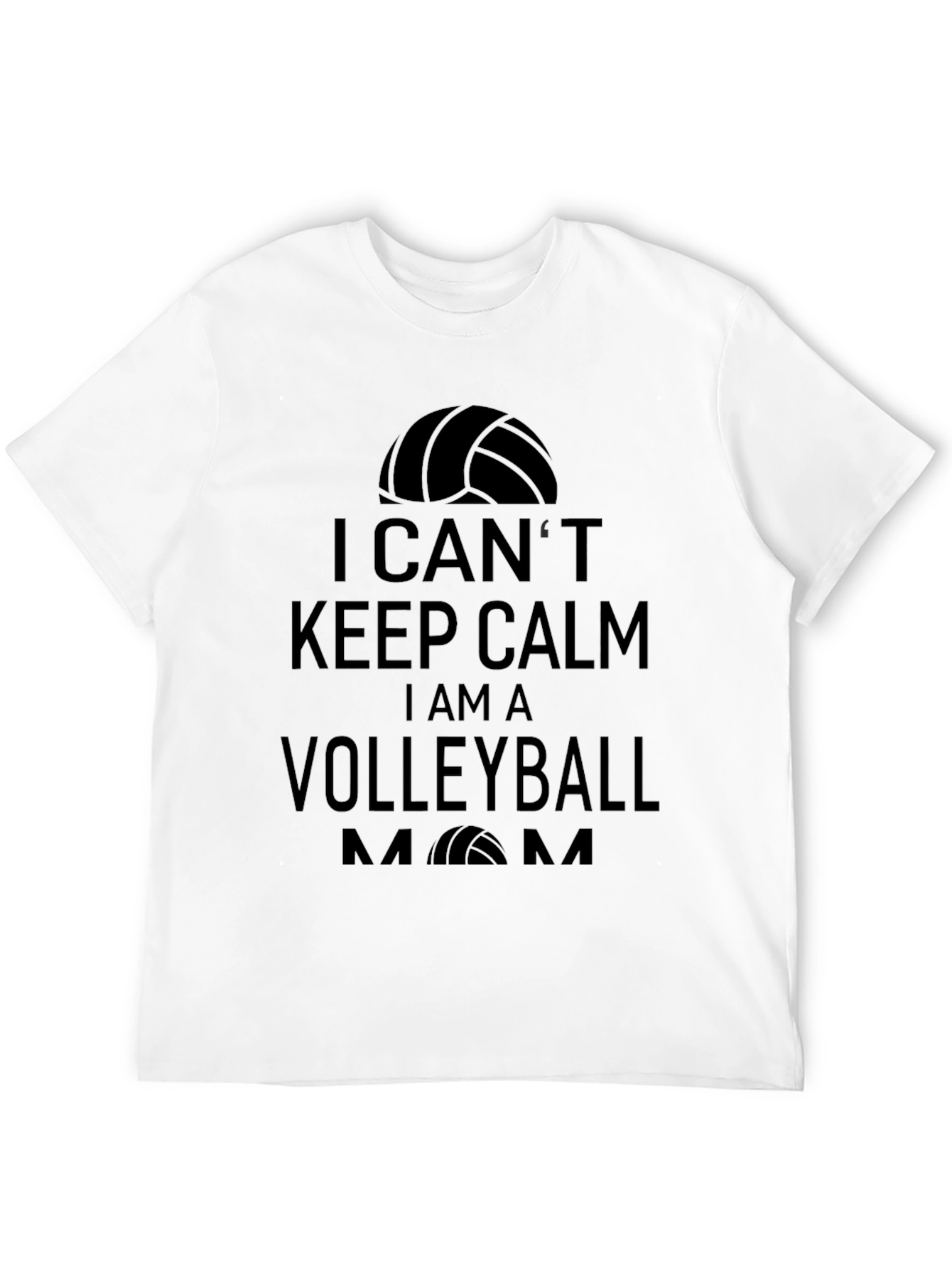 Volleyball Mom T-Shirt - I Cant Keep Calm