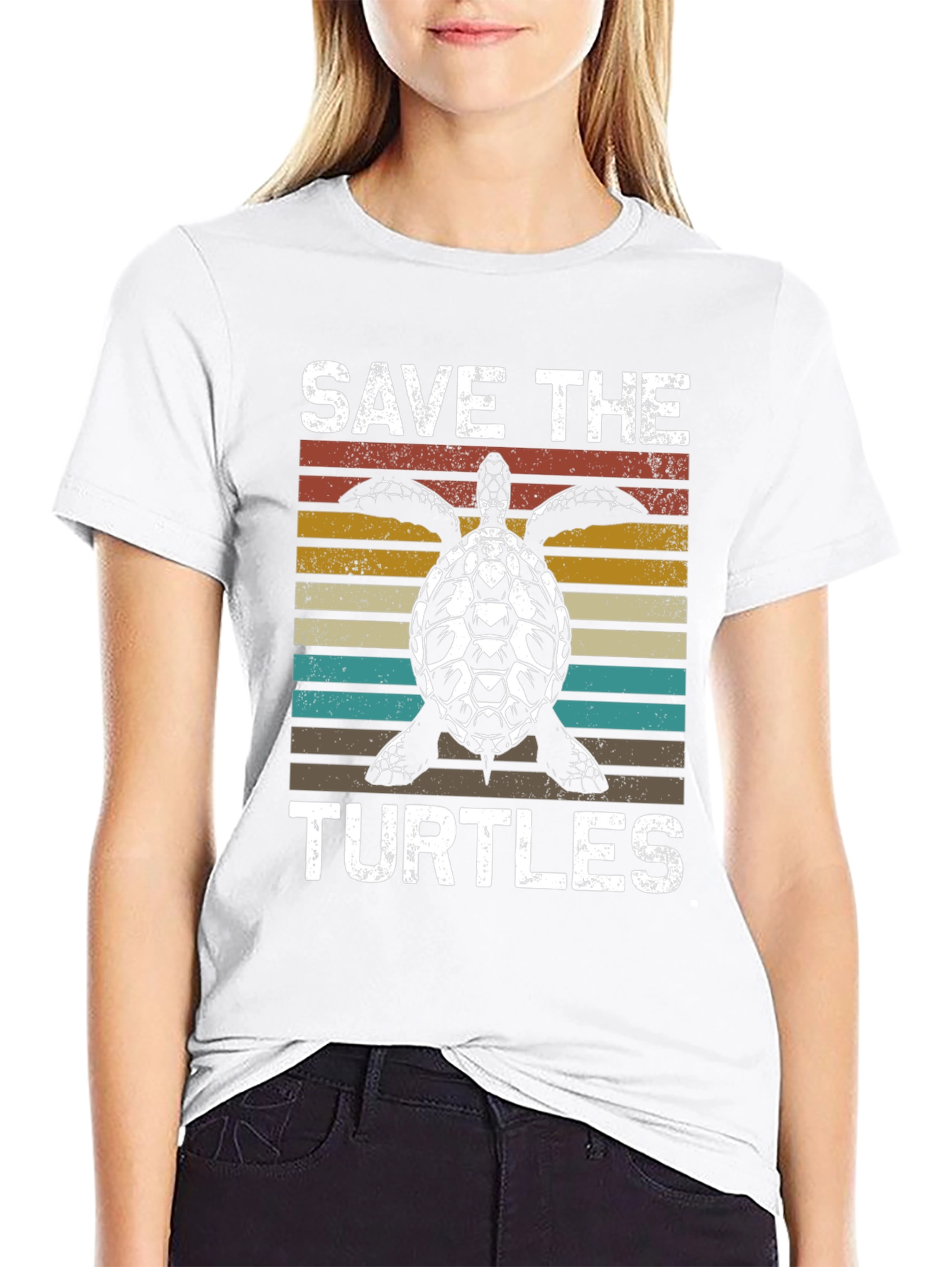 Save the Turtles Retro T-Shirt