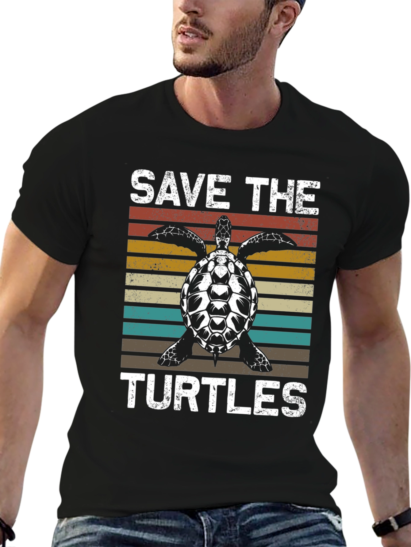 Save the Turtles Retro T-Shirt