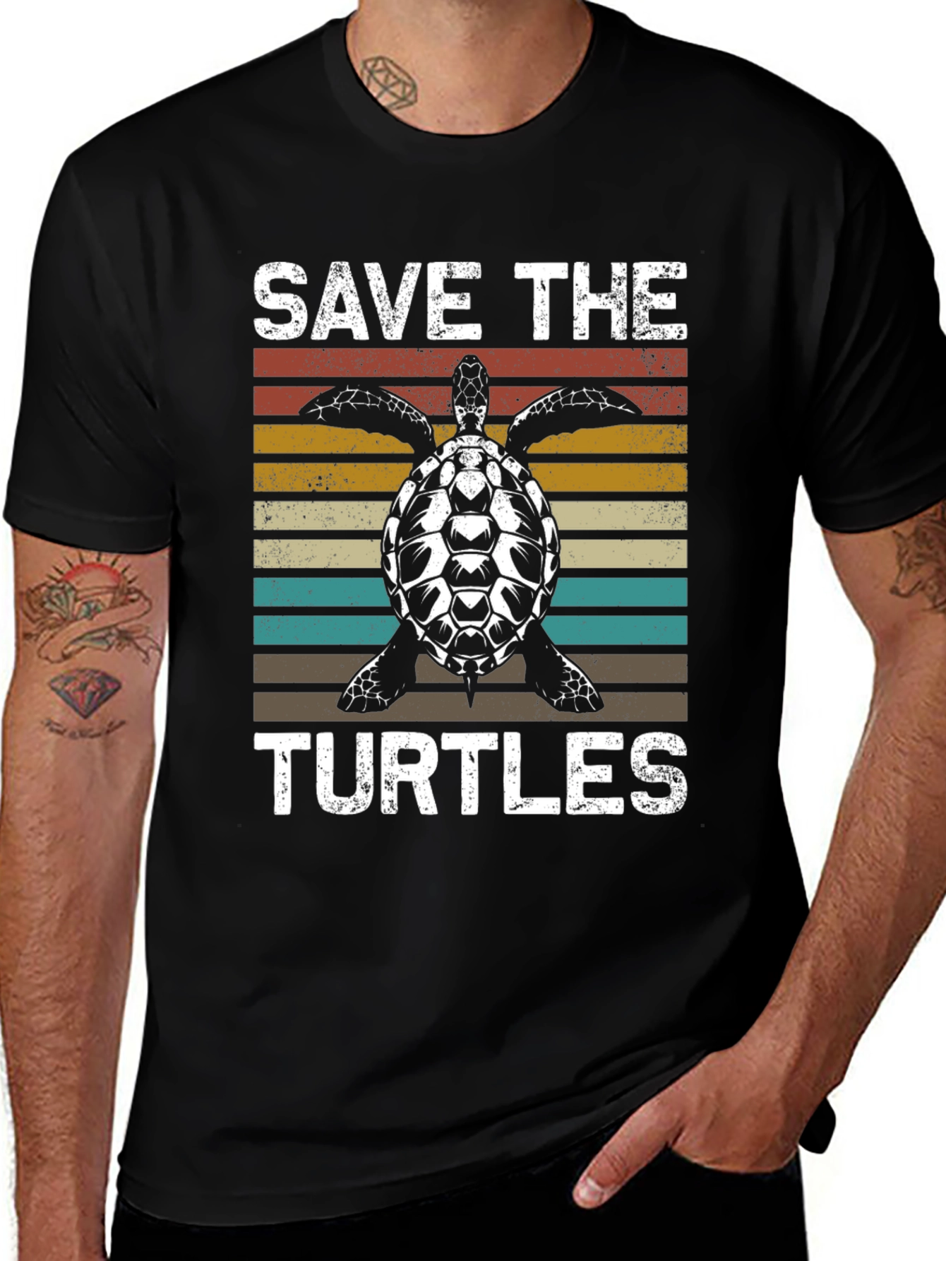 Save the Turtles Retro T-Shirt