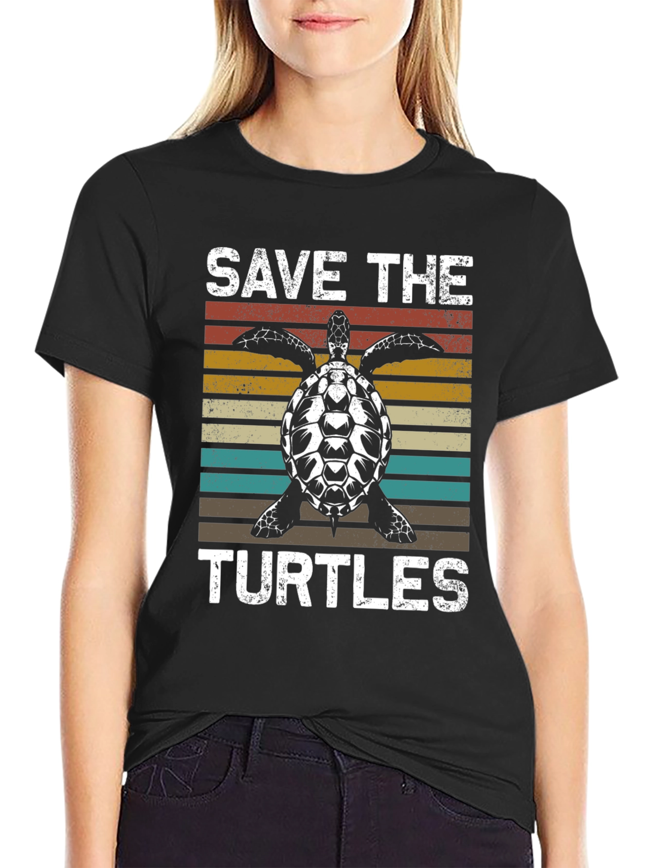 Save the Turtles Retro T-Shirt