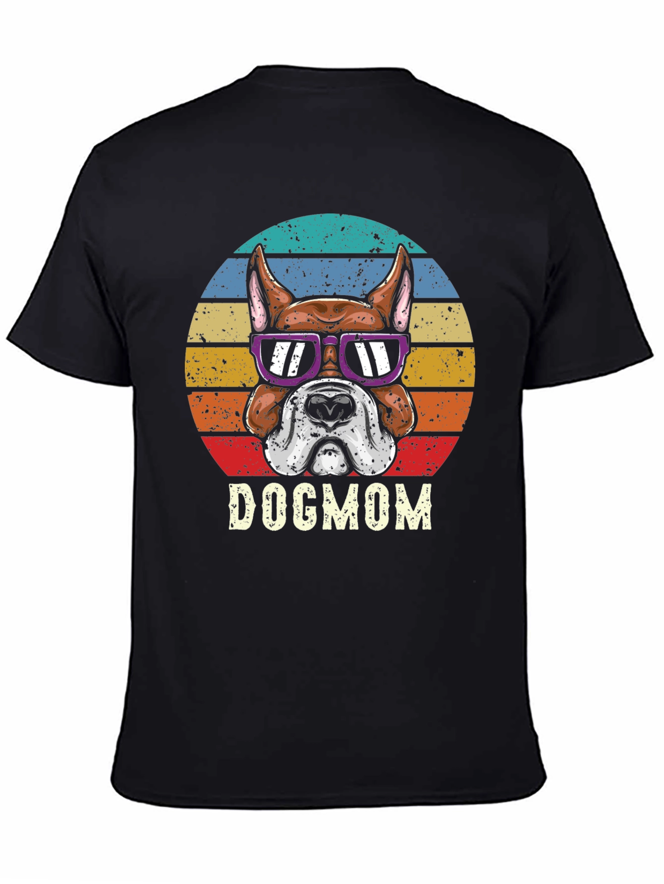 Dog Mom T-Shirt - Cute Boxer Dog Design