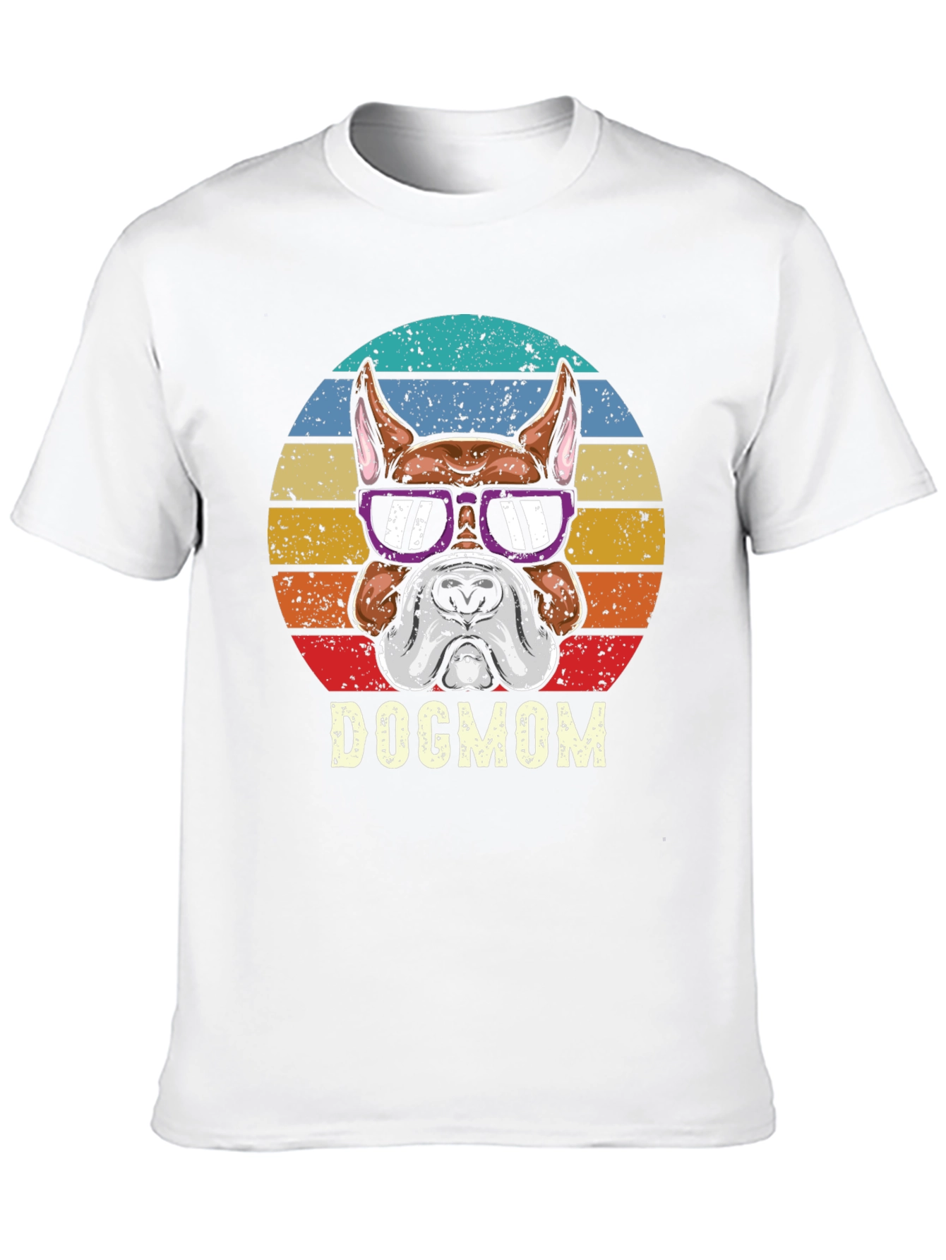 Dog Mom T-Shirt - Cute Boxer Dog Design