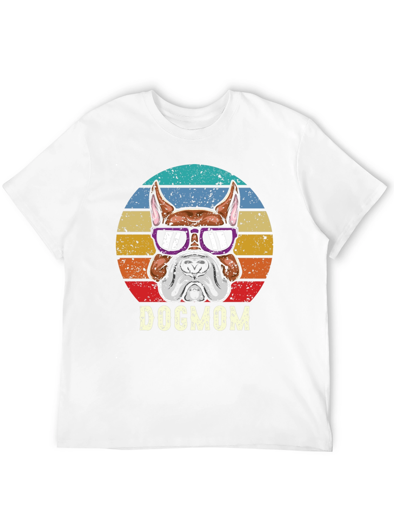 Dog Mom T-Shirt - Cute Boxer Dog Design