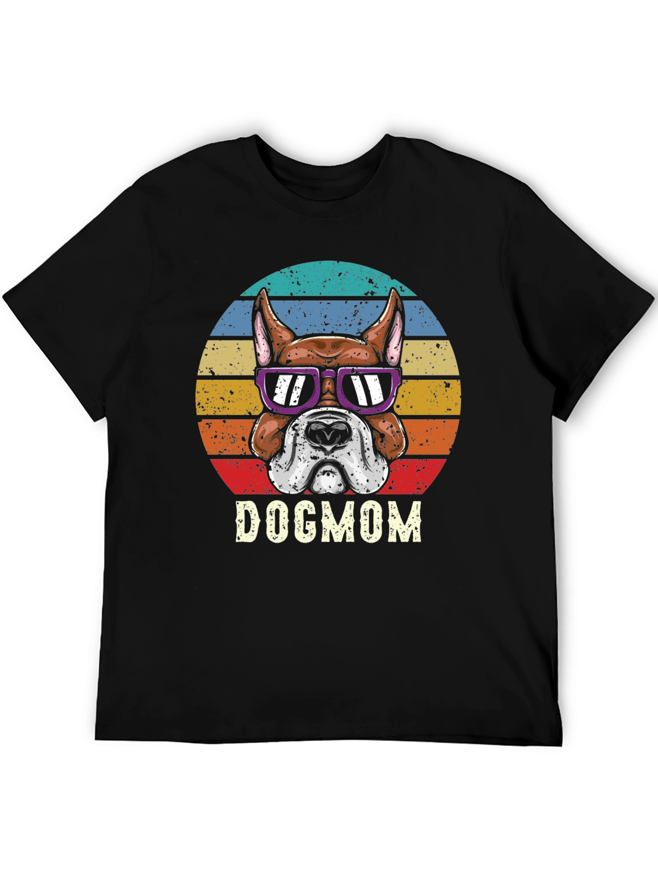 Dog Mom T-Shirt - Cute Boxer Dog Design