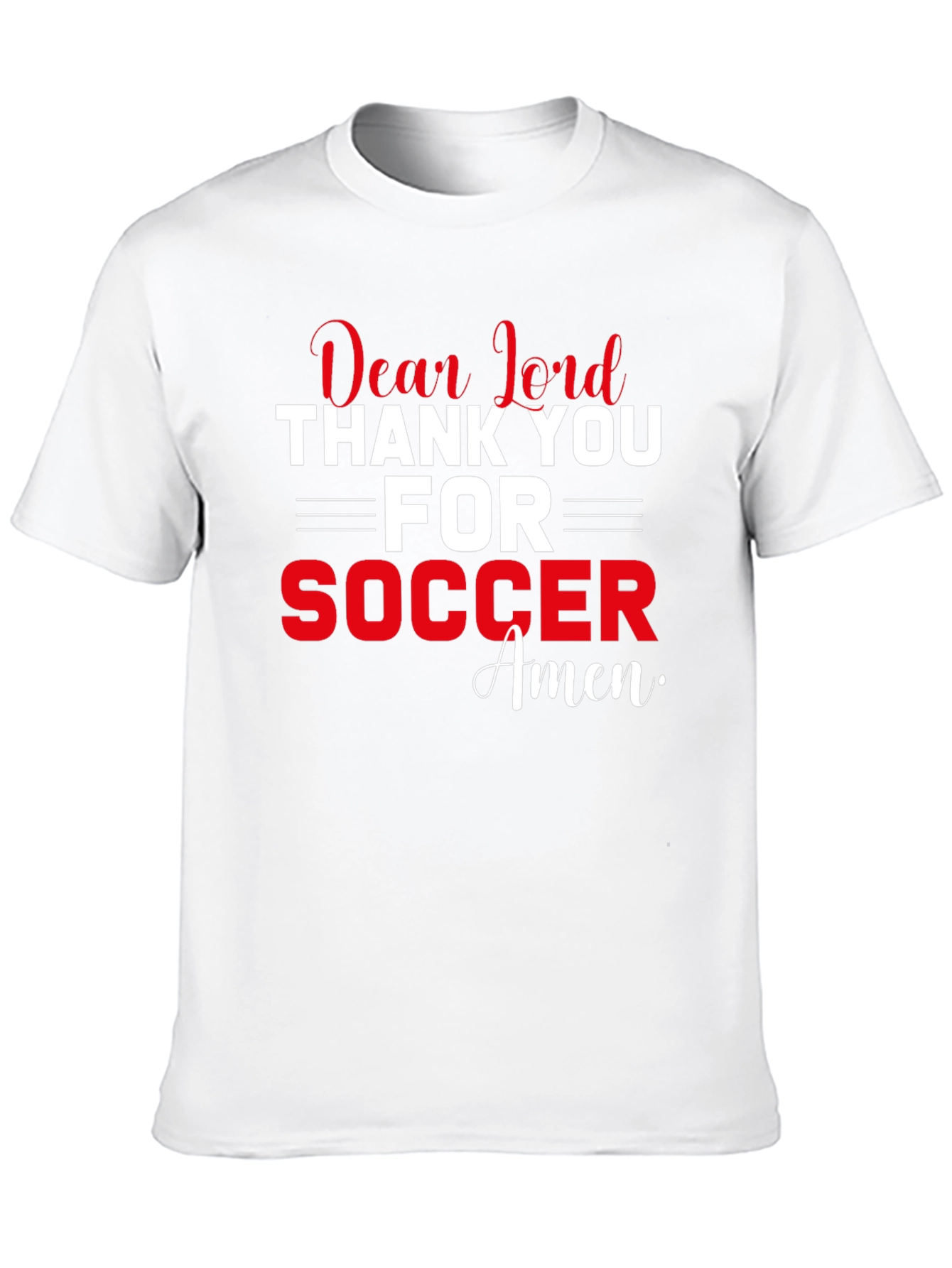 Dear Lord Soccer T-Shirt - Faith Inspired