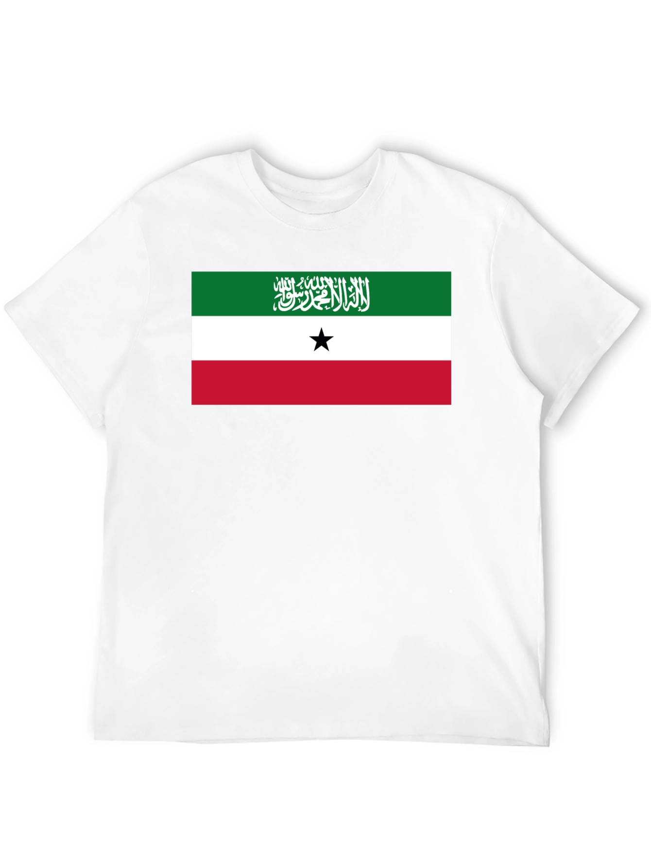 Somaliland Flag Graphic Black T-Shirt