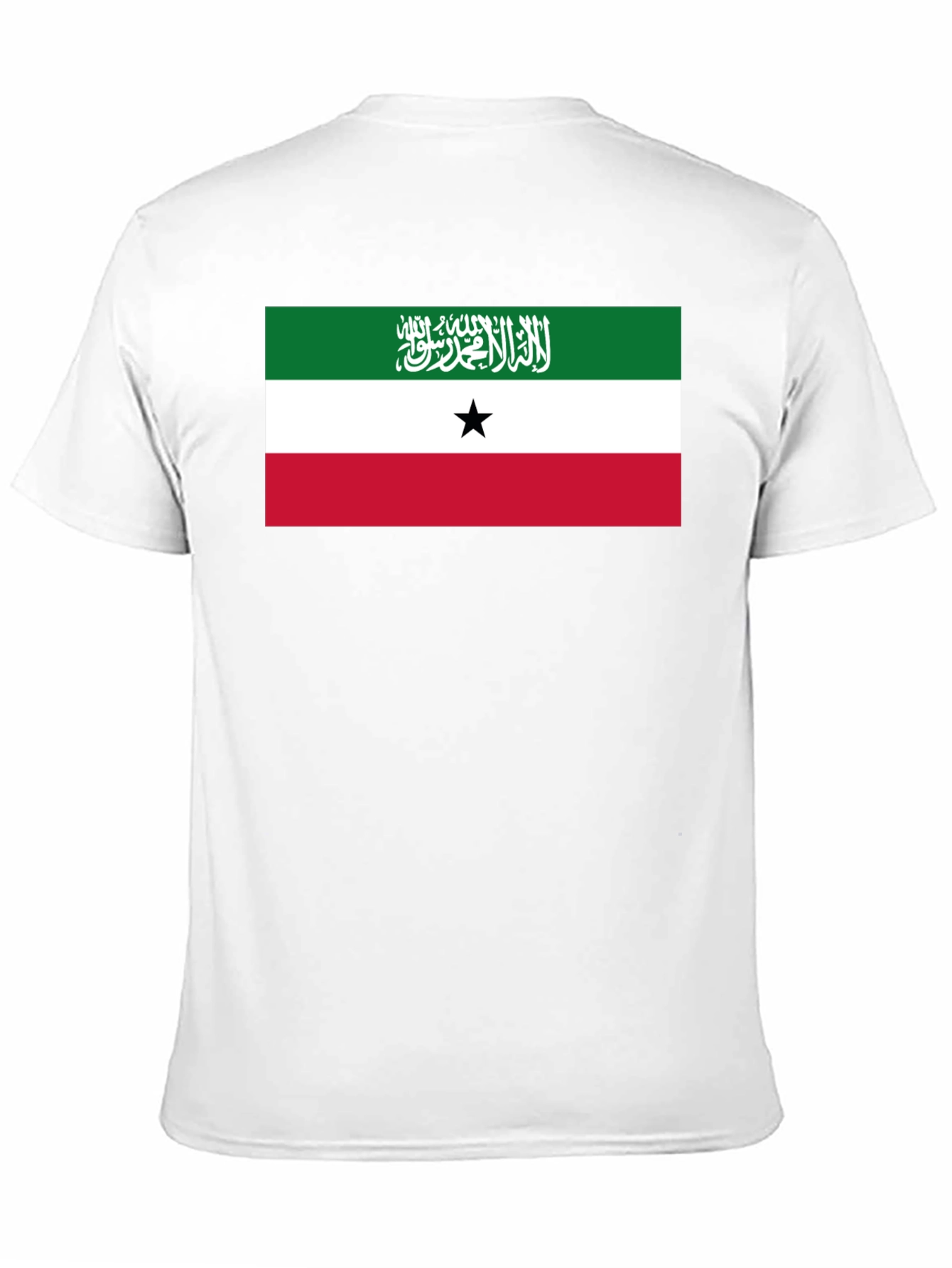 Somaliland Flag Graphic Black T-Shirt