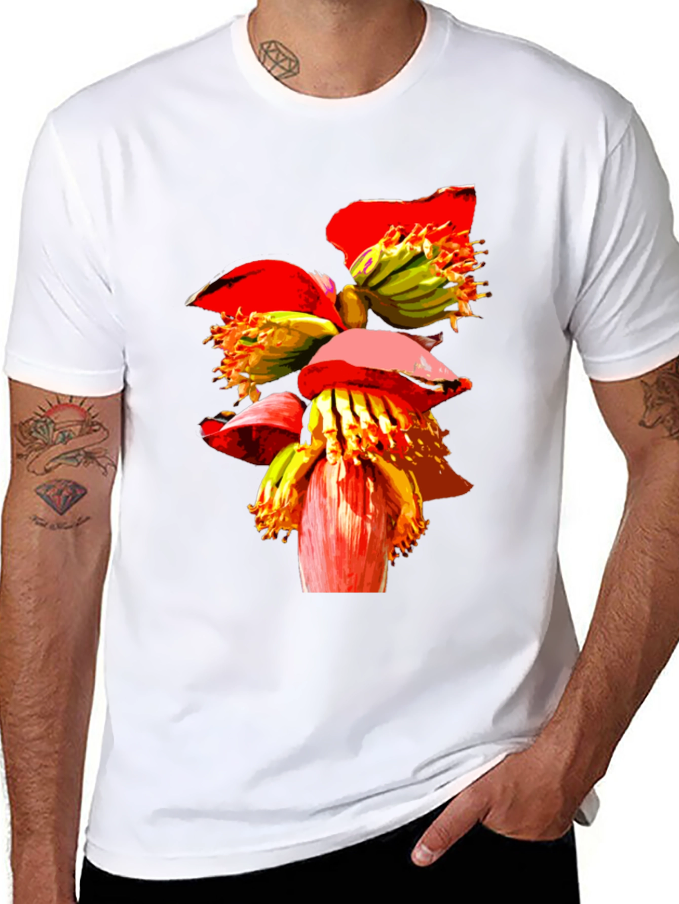 Banana Flower Graphic Tee