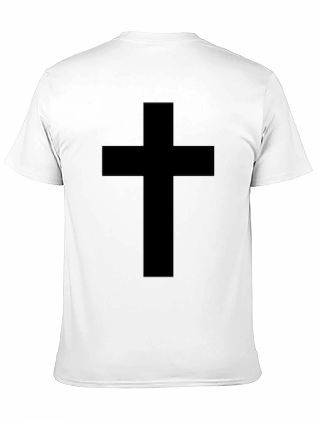 Black Cross Graphic Tee - Religious Apparel