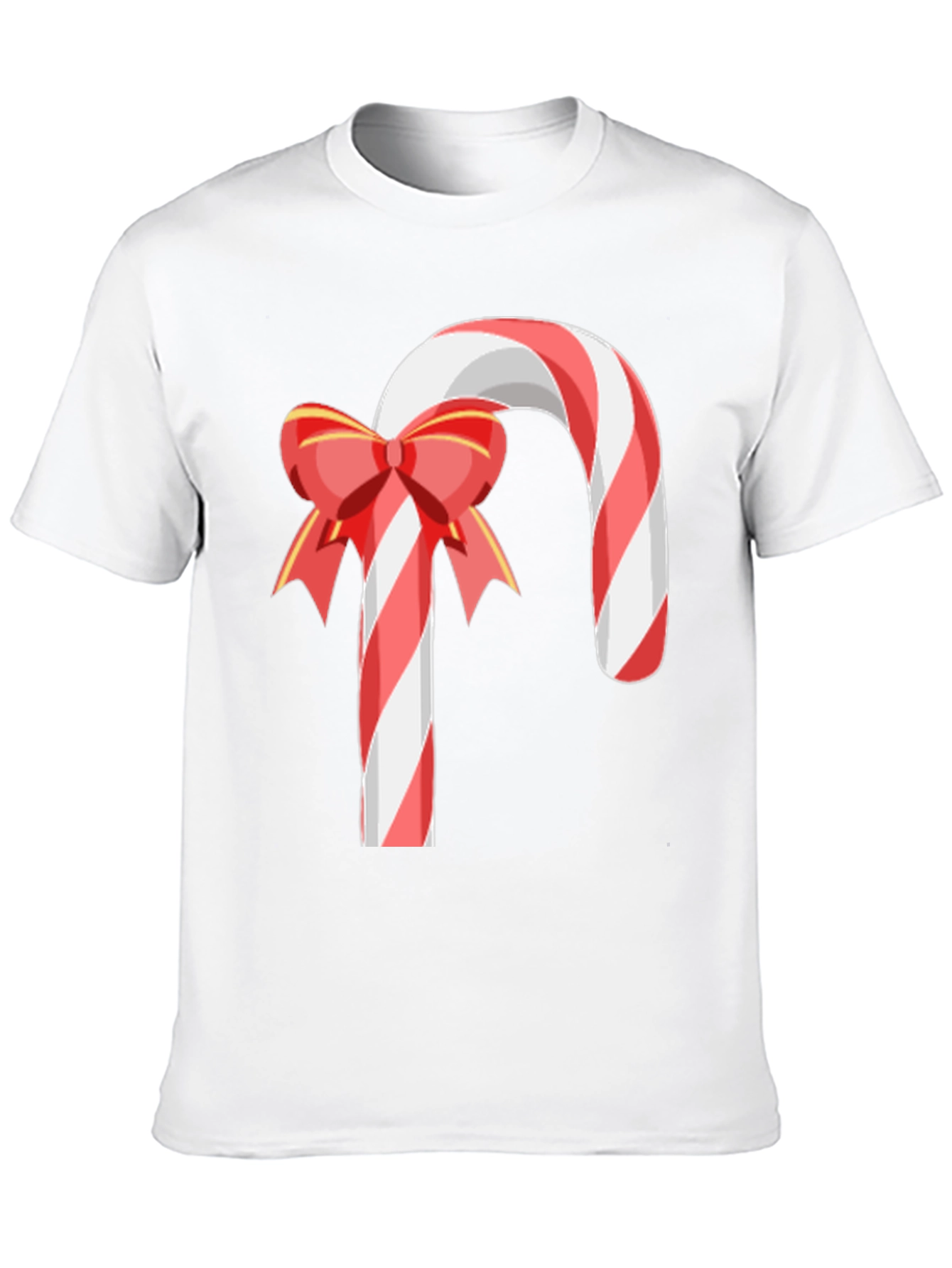 Festive Candy Cane Bow T-Shirt