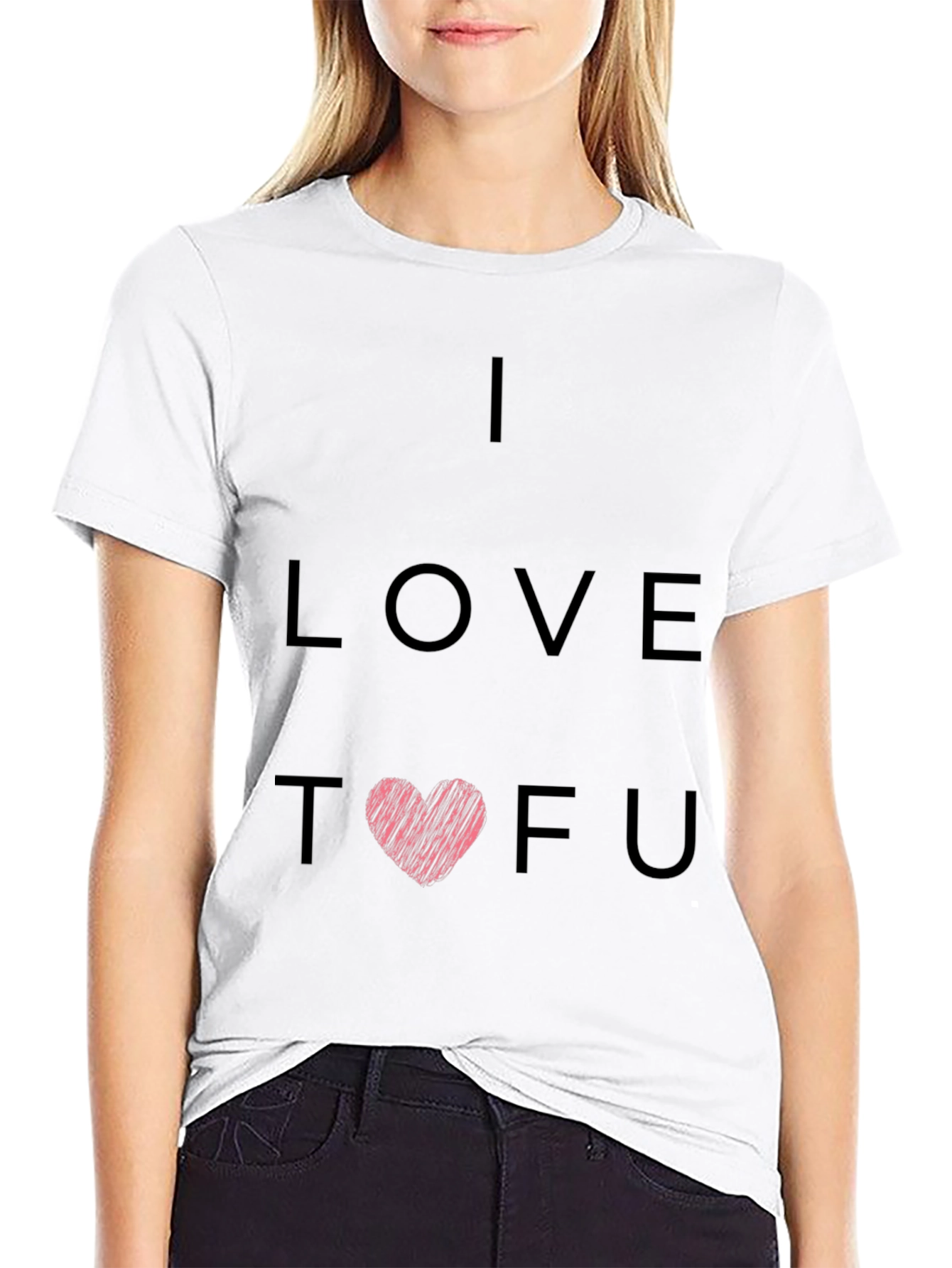 I Love Tofu Graphic Tee - Vegan T-Shirt