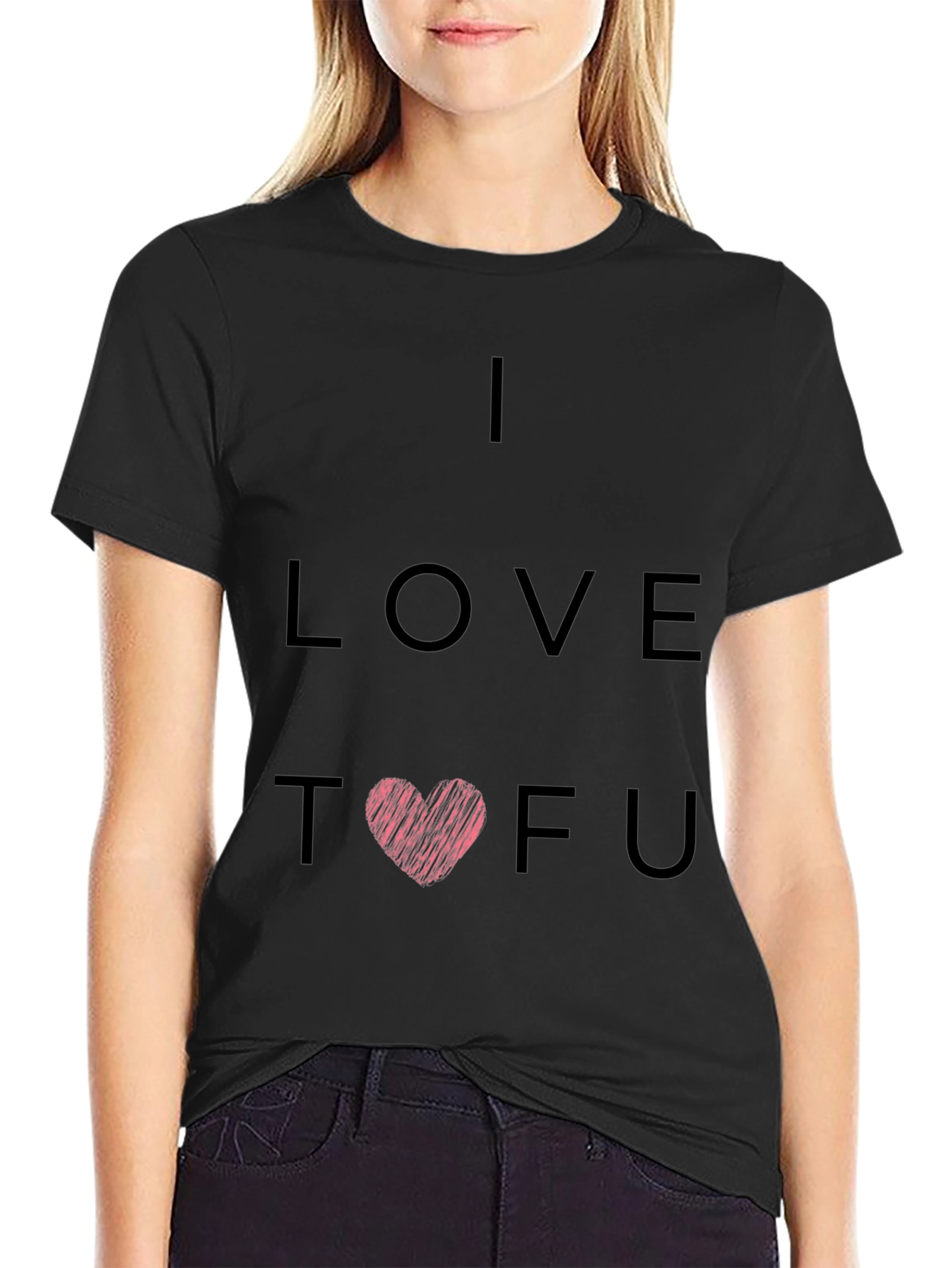 I Love Tofu Graphic Tee - Vegan T-Shirt