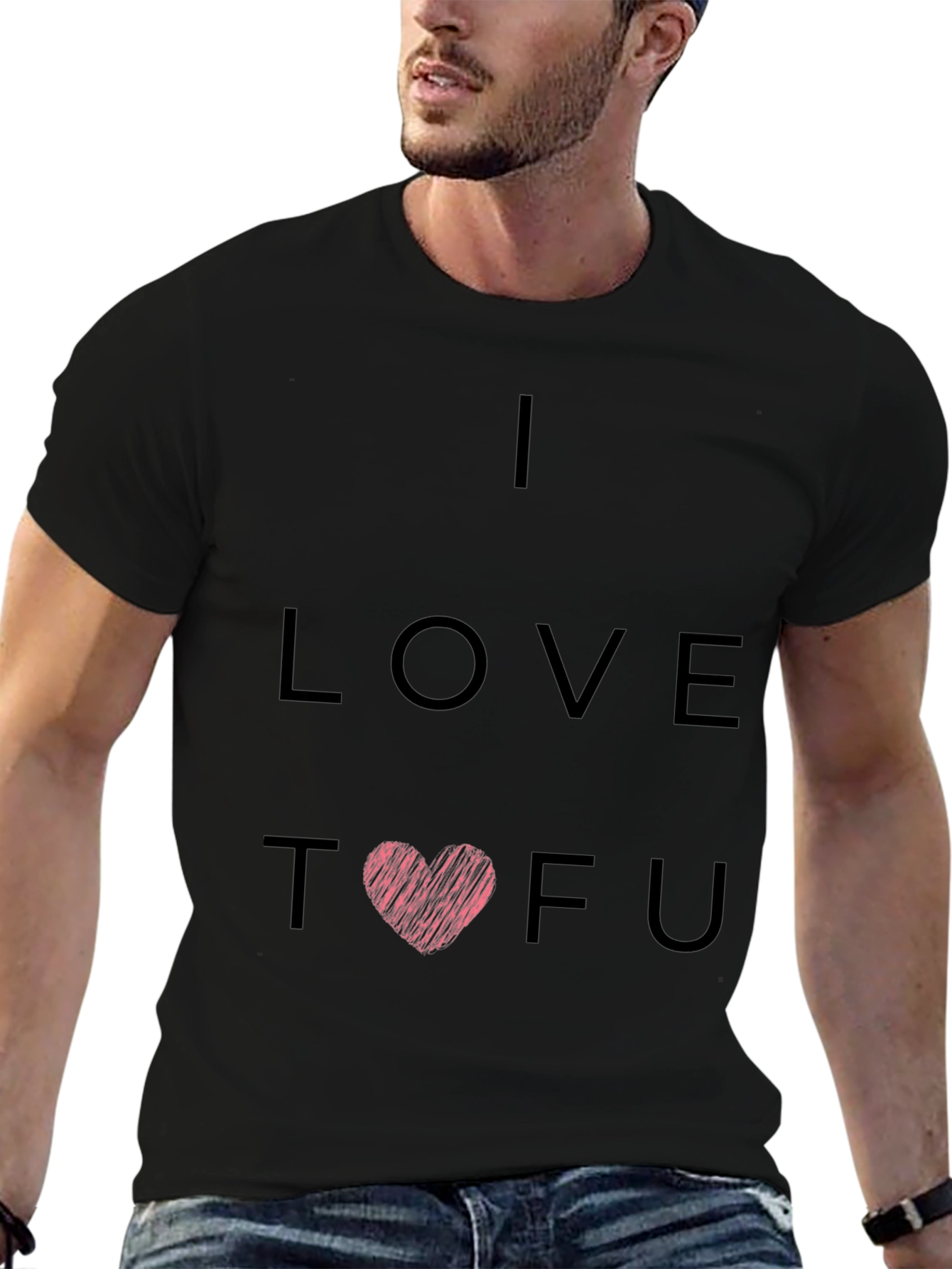 I Love Tofu Graphic Tee - Vegan T-Shirt