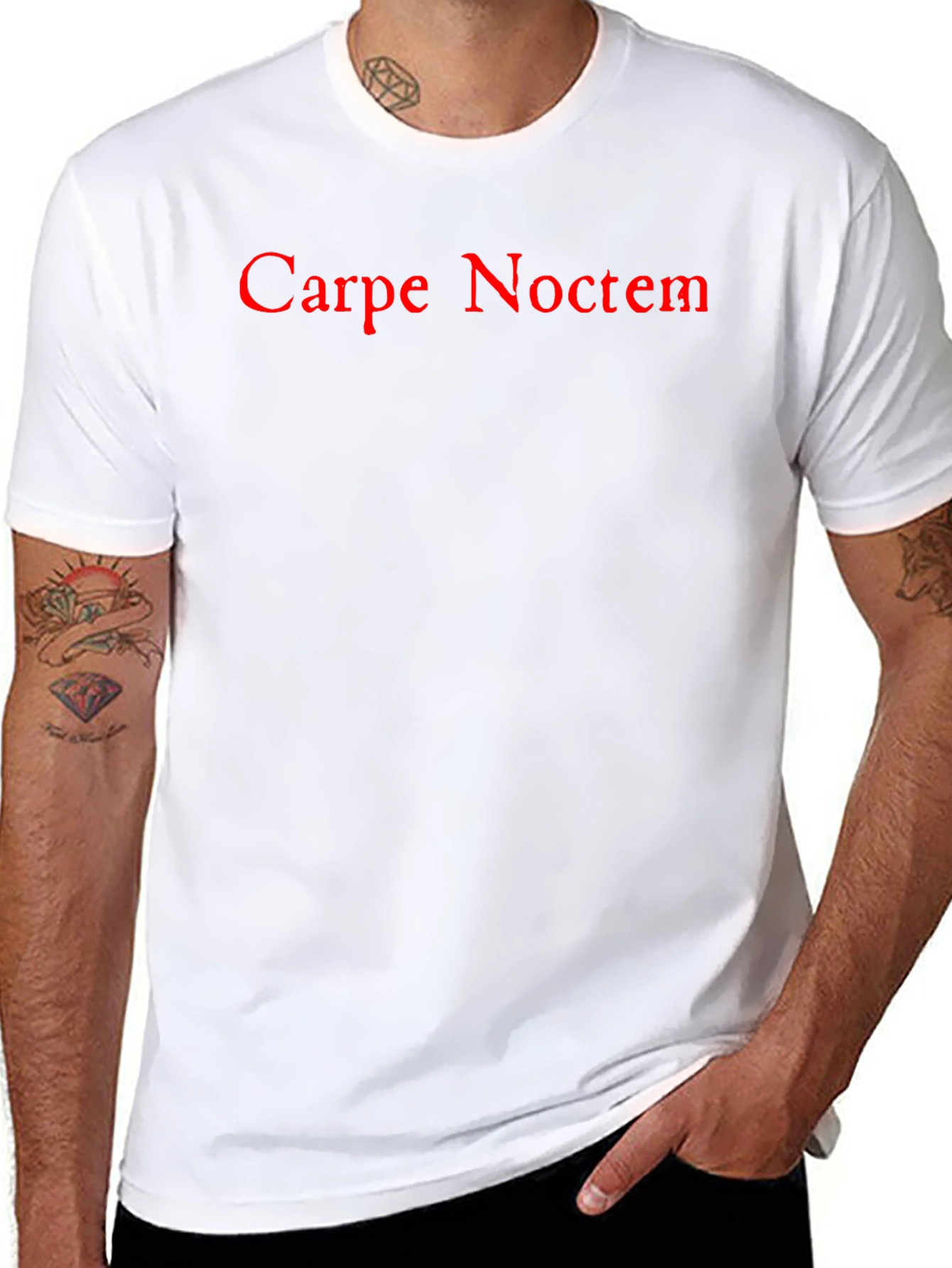 Carpe Noctem Graphic Tee - Black